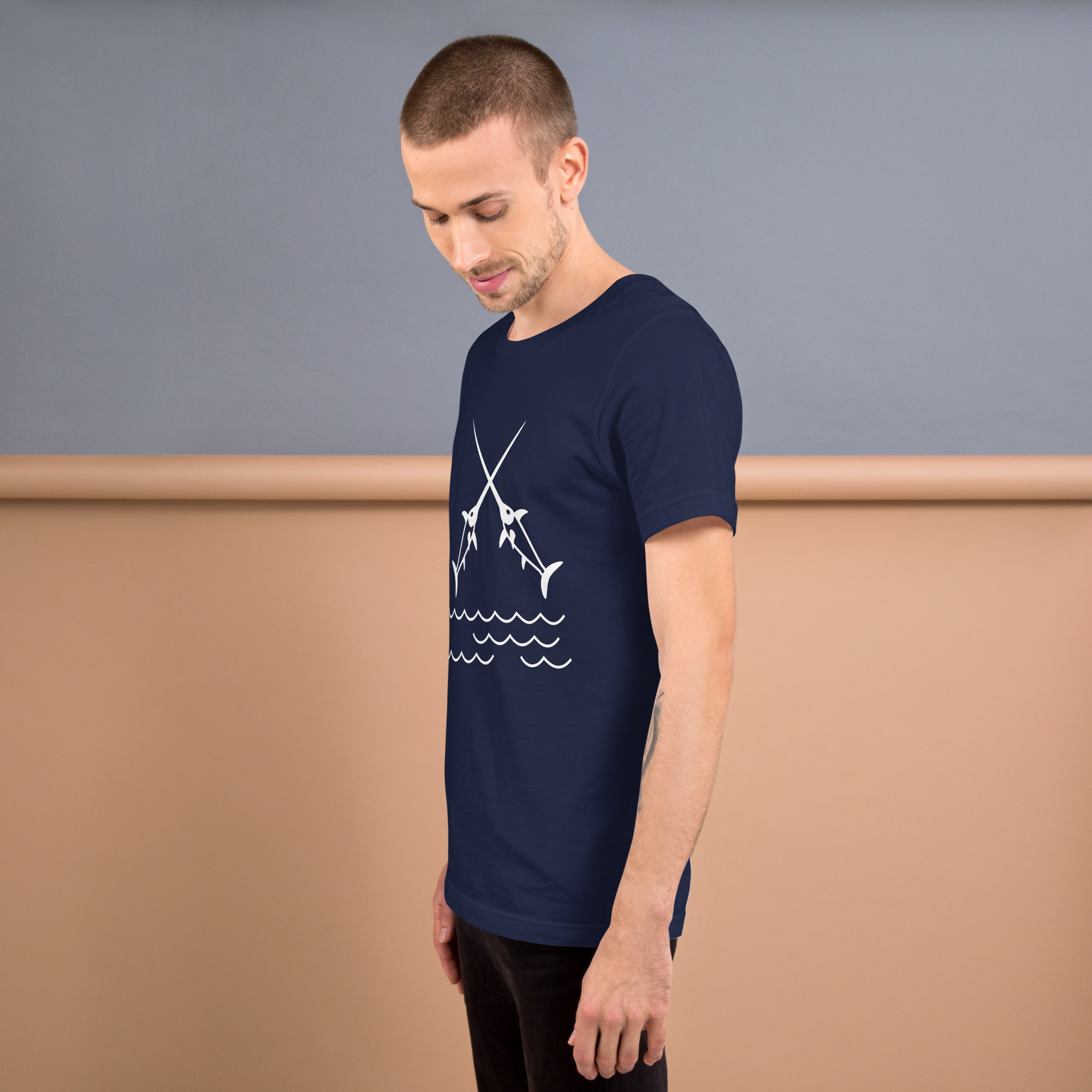 Mens t-shirt - Crossed Tides