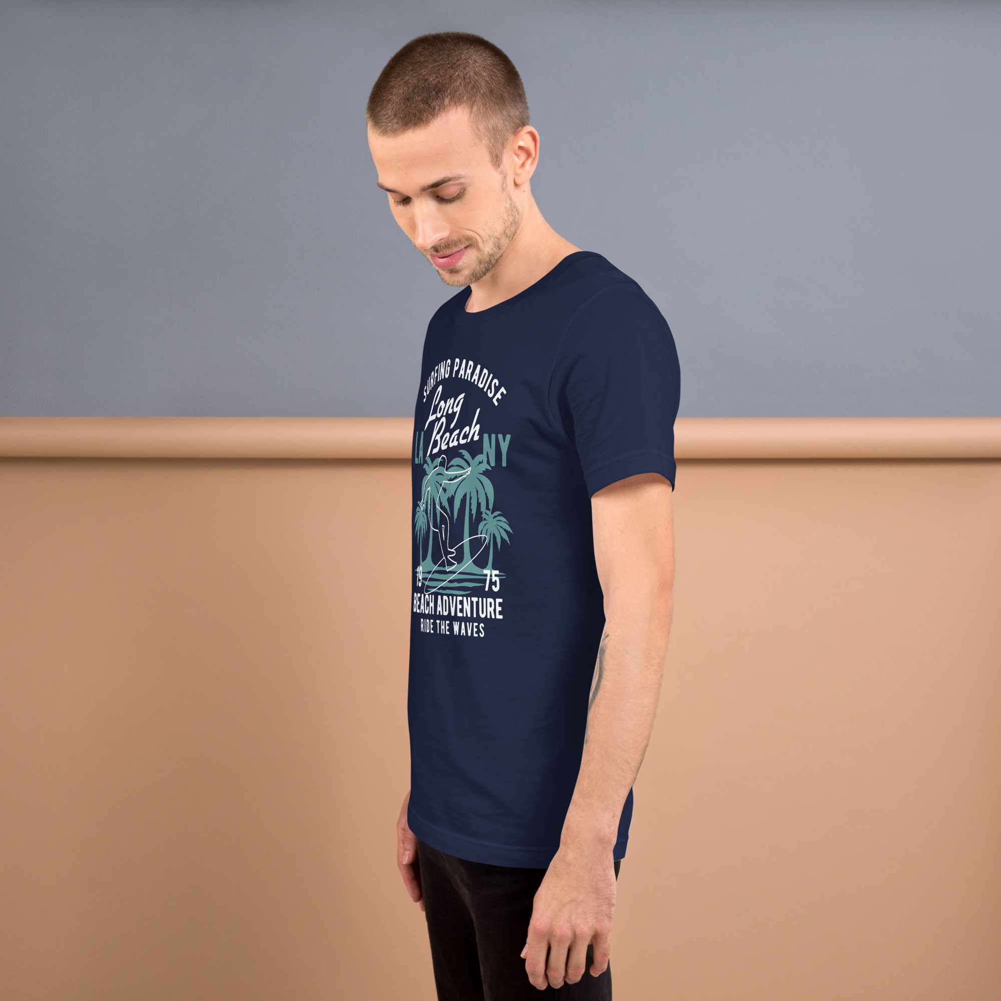 Mens t-shirt - Long Beach