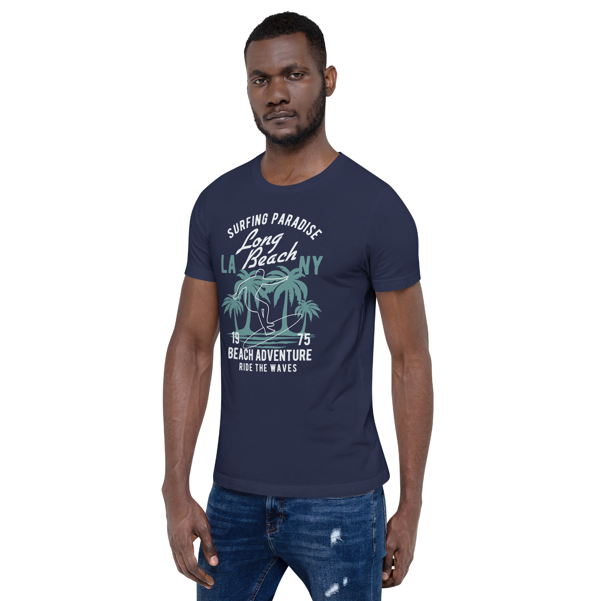 Mens t-shirt - Long Beach