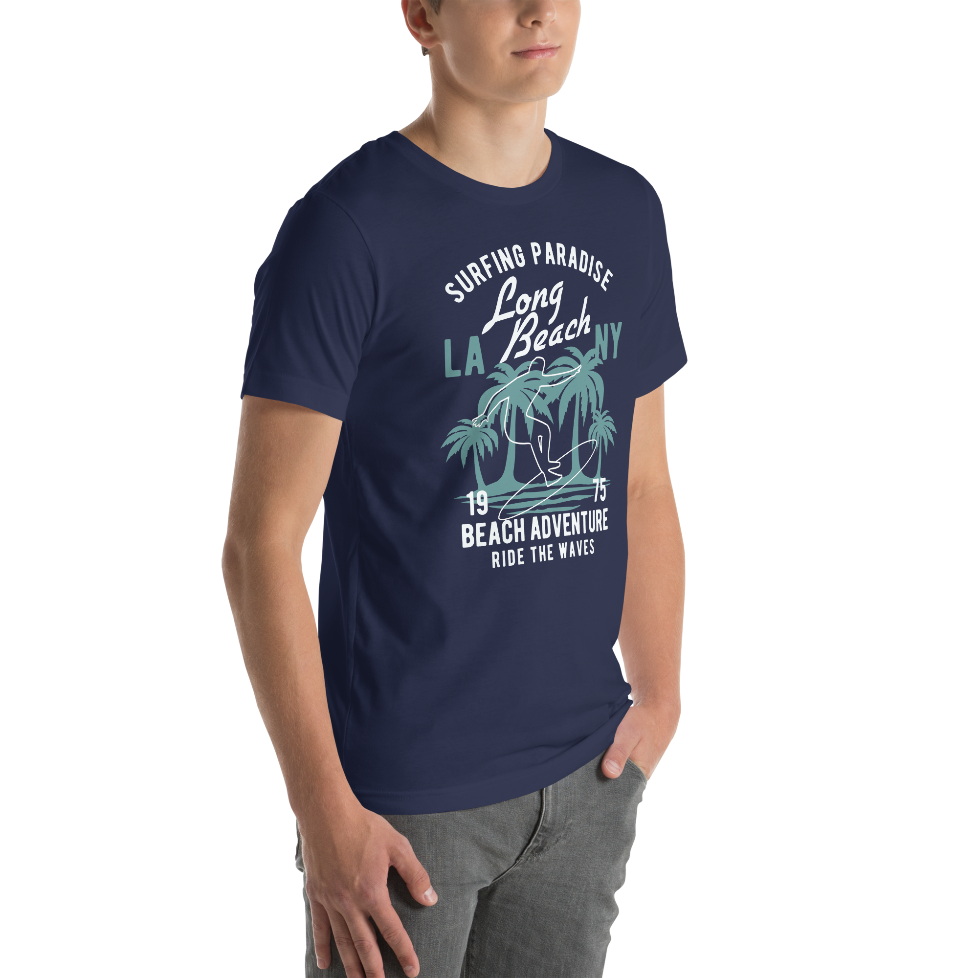 Mens t-shirt - Long Beach