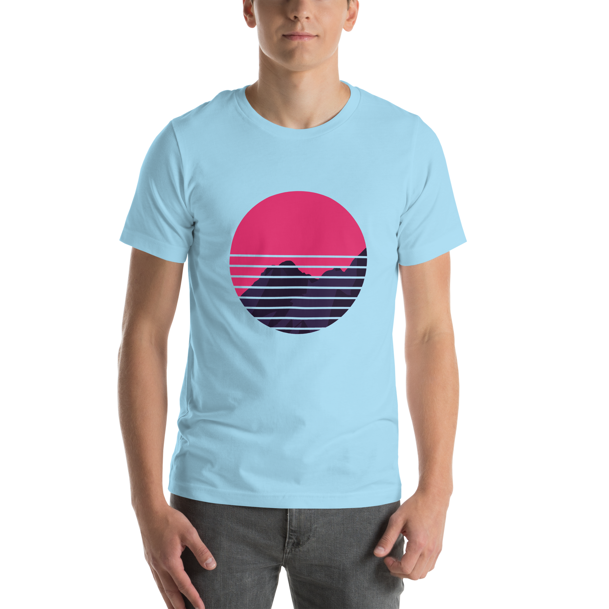 Mens t-shirt - Neon Peaks