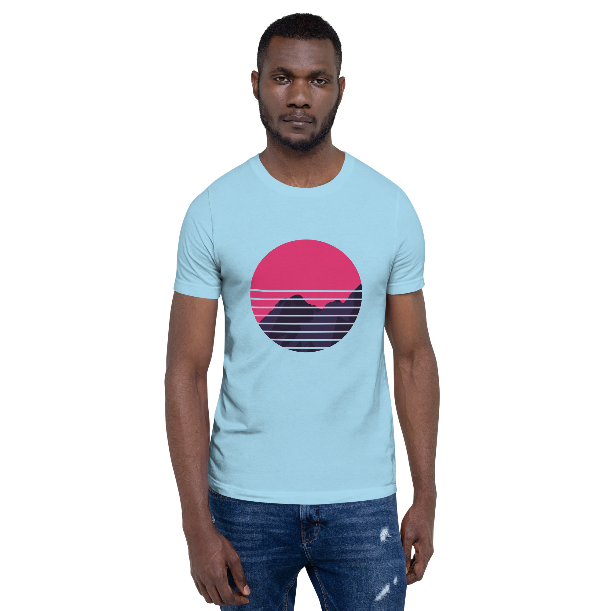 Mens t-shirt - Neon Peaks