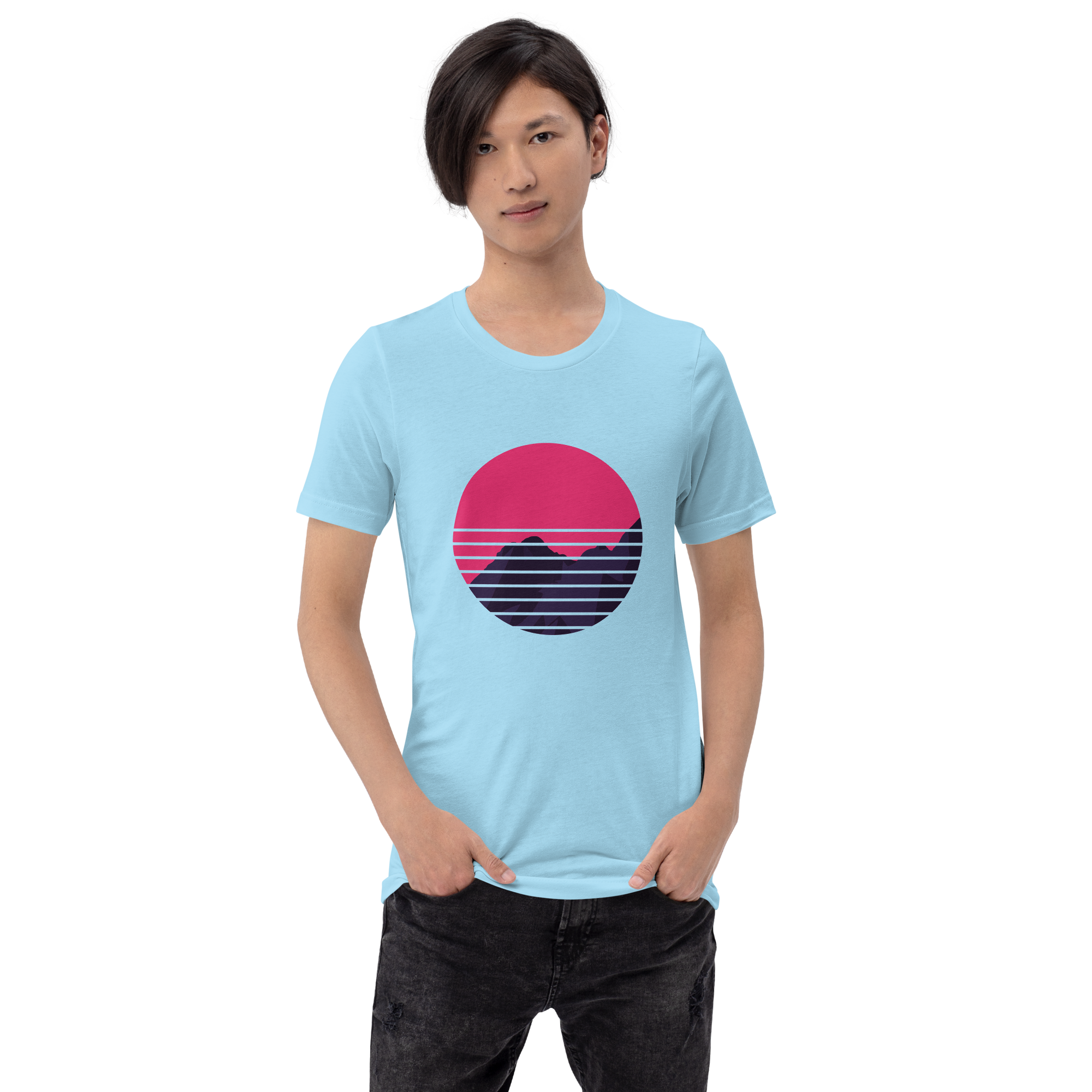 Mens t-shirt - Neon Peaks