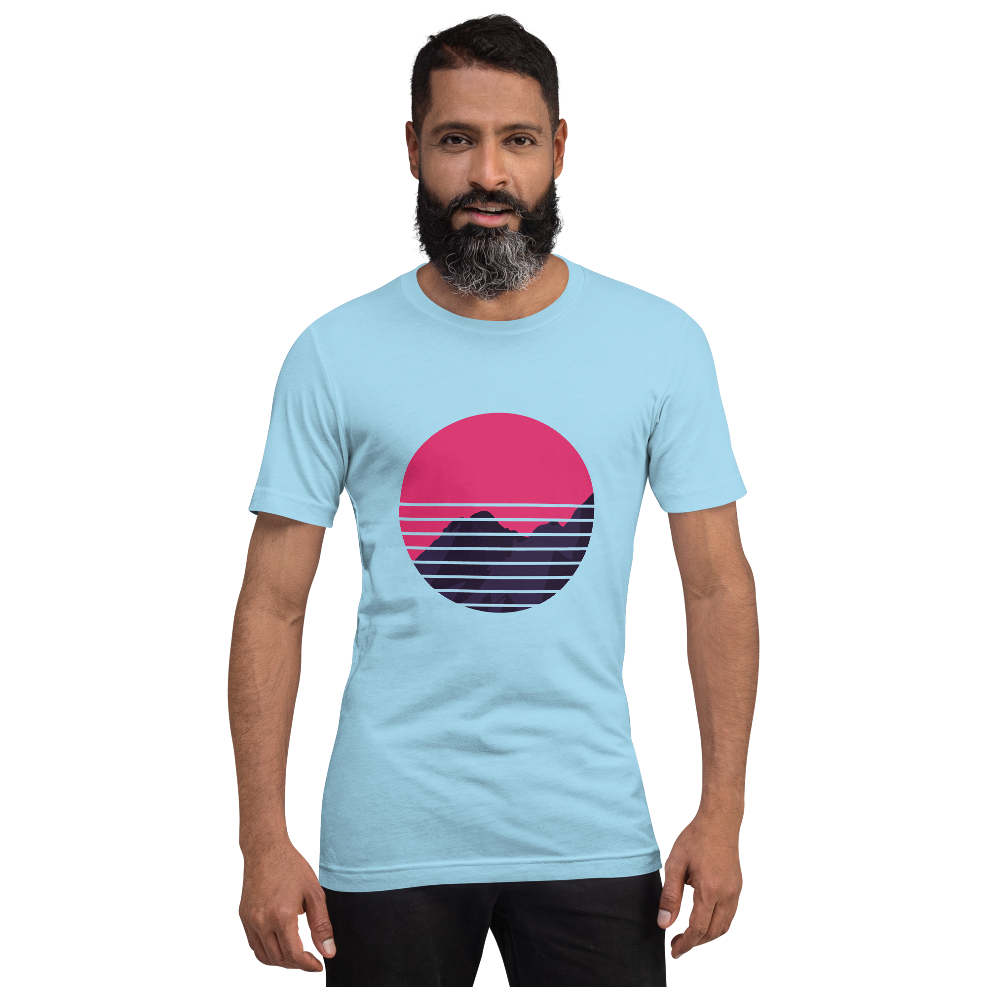 Mens t-shirt - Neon Peaks