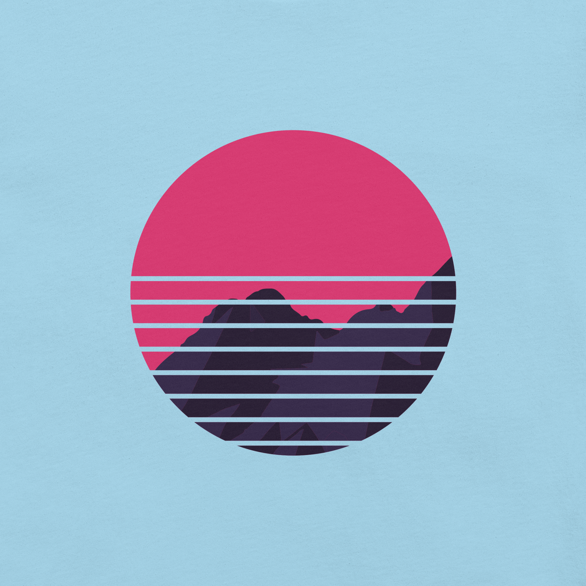 Mens t-shirt - Neon Peaks