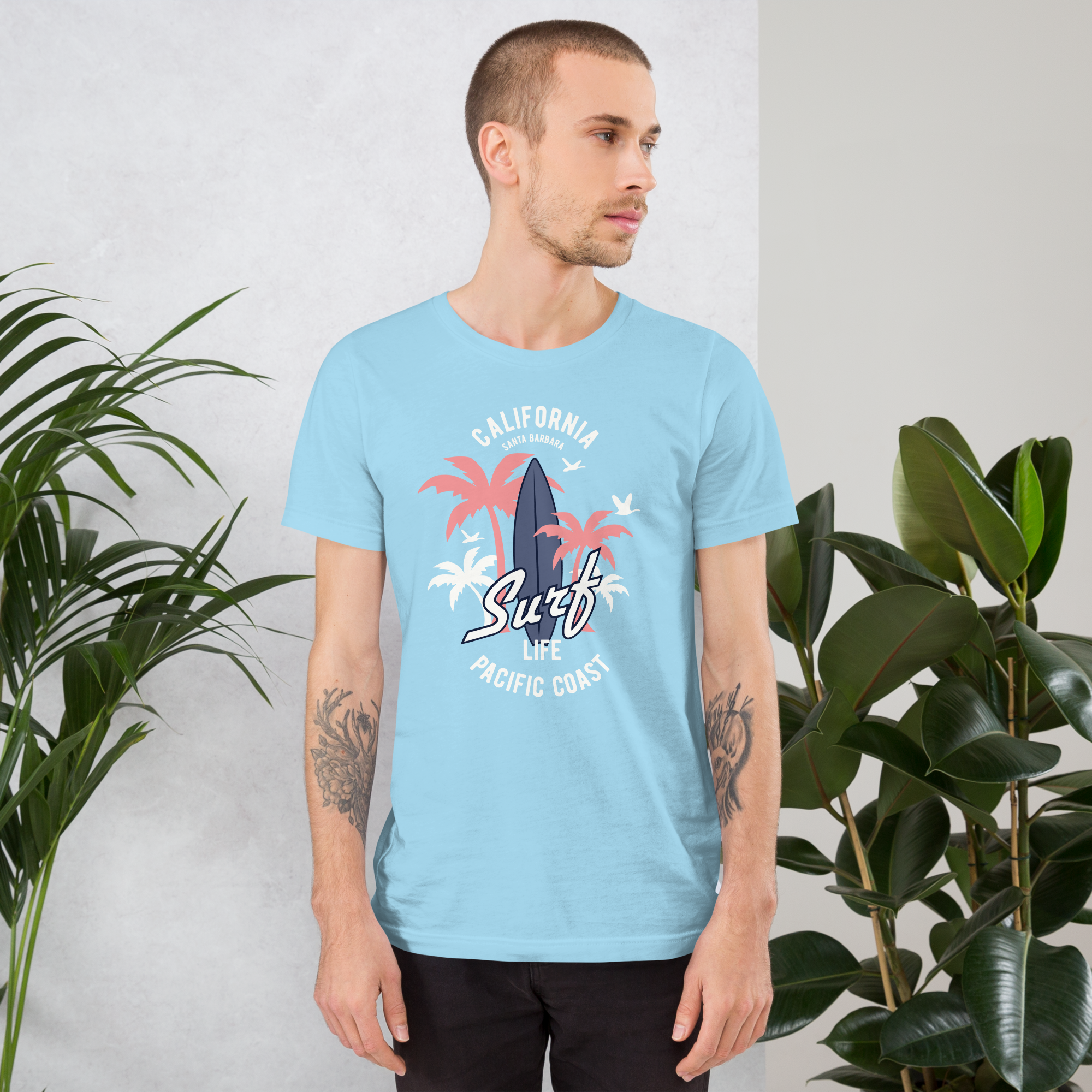 Mens Staple T-Shirt - Surf Life