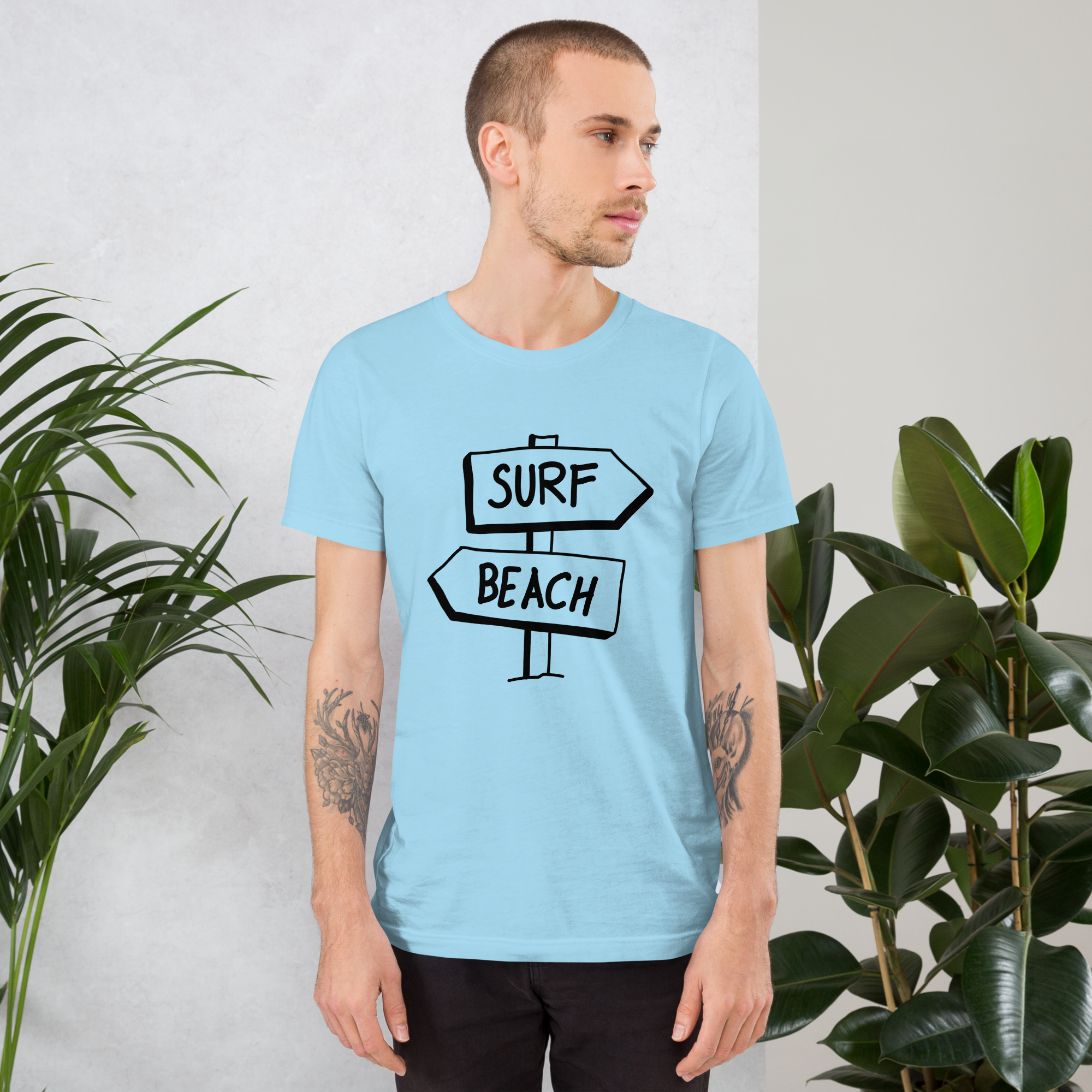 Mens Staple T-Shirt | - Surf Beach