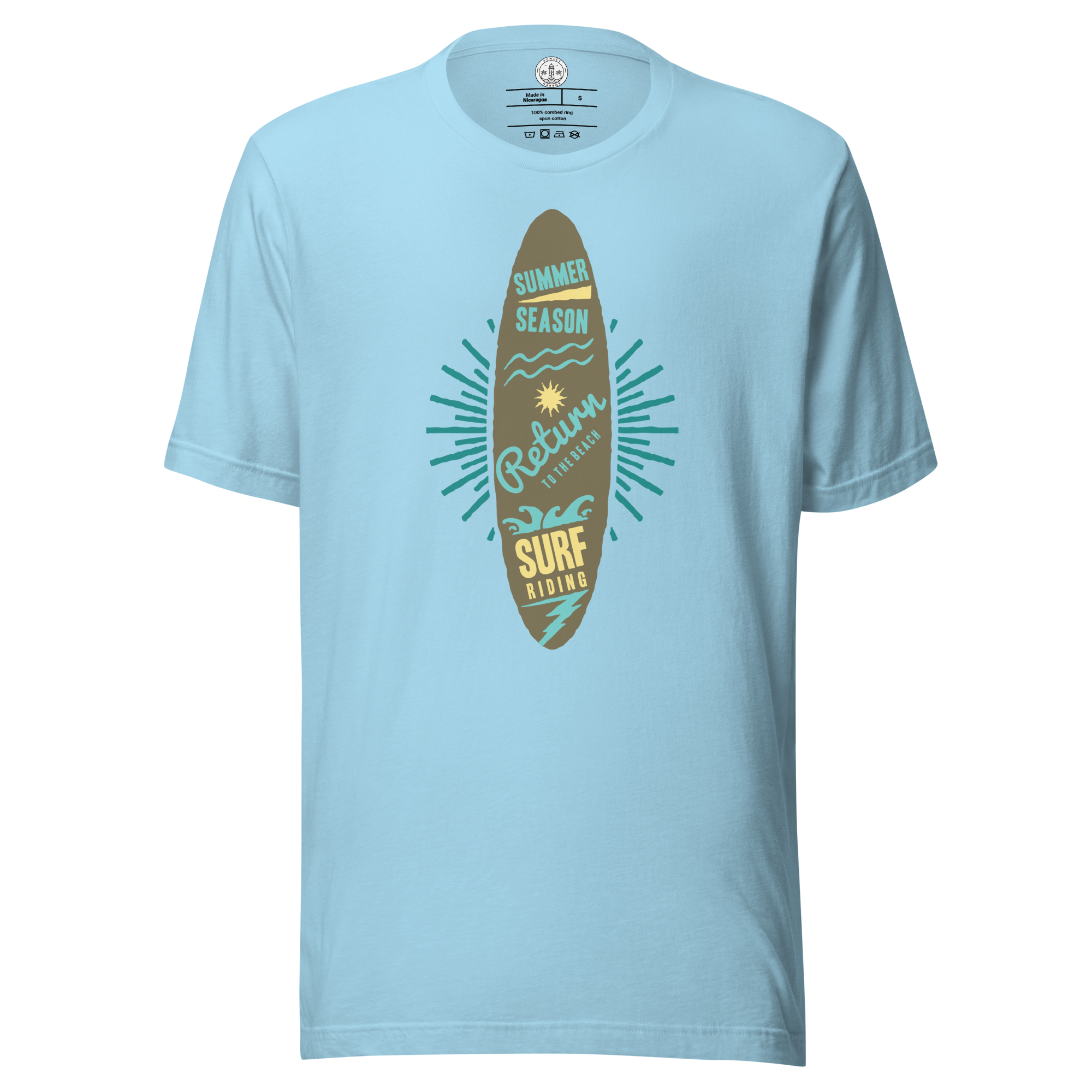 Unisex-T-Shirt – Surfbrett