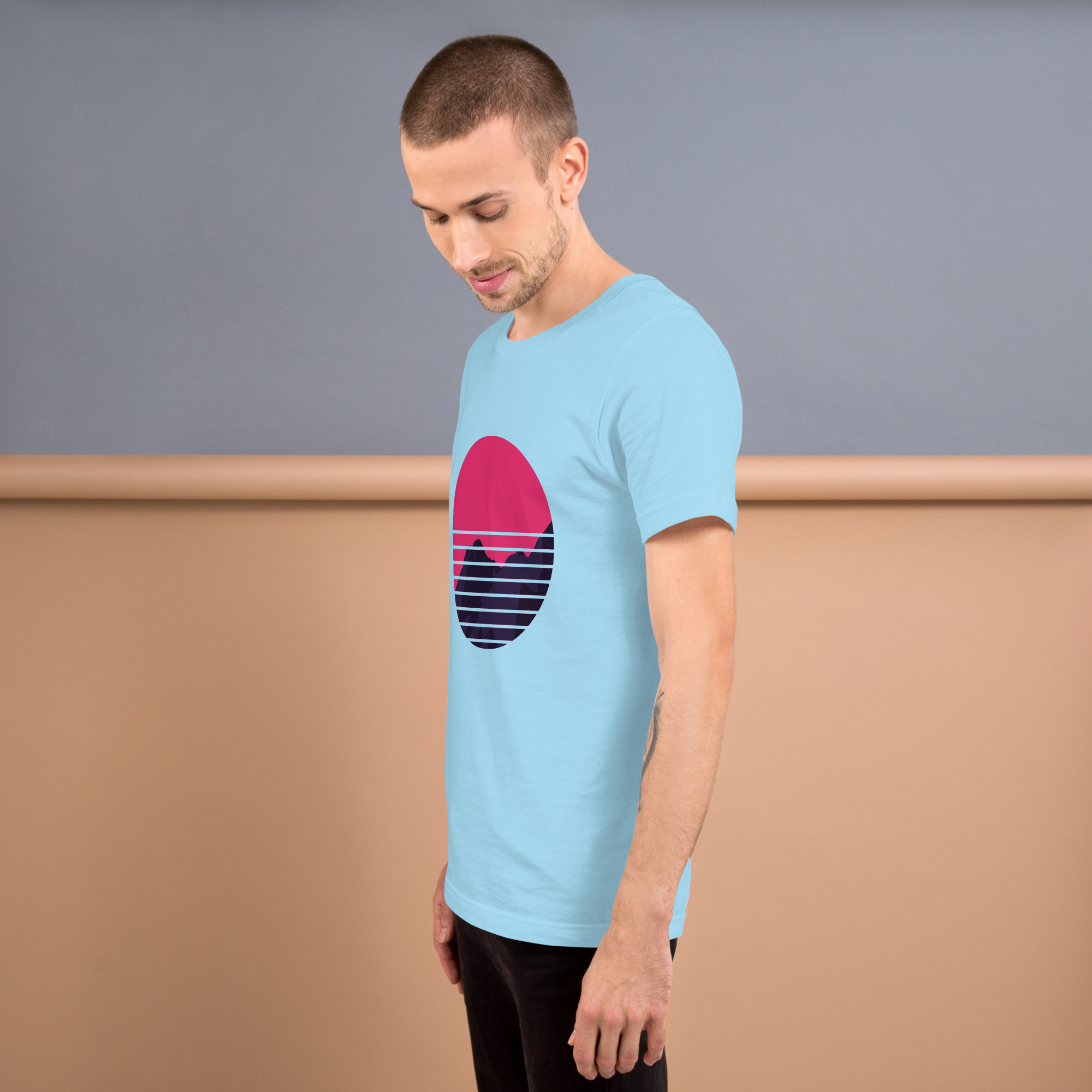 Mens t-shirt - Neon Peaks