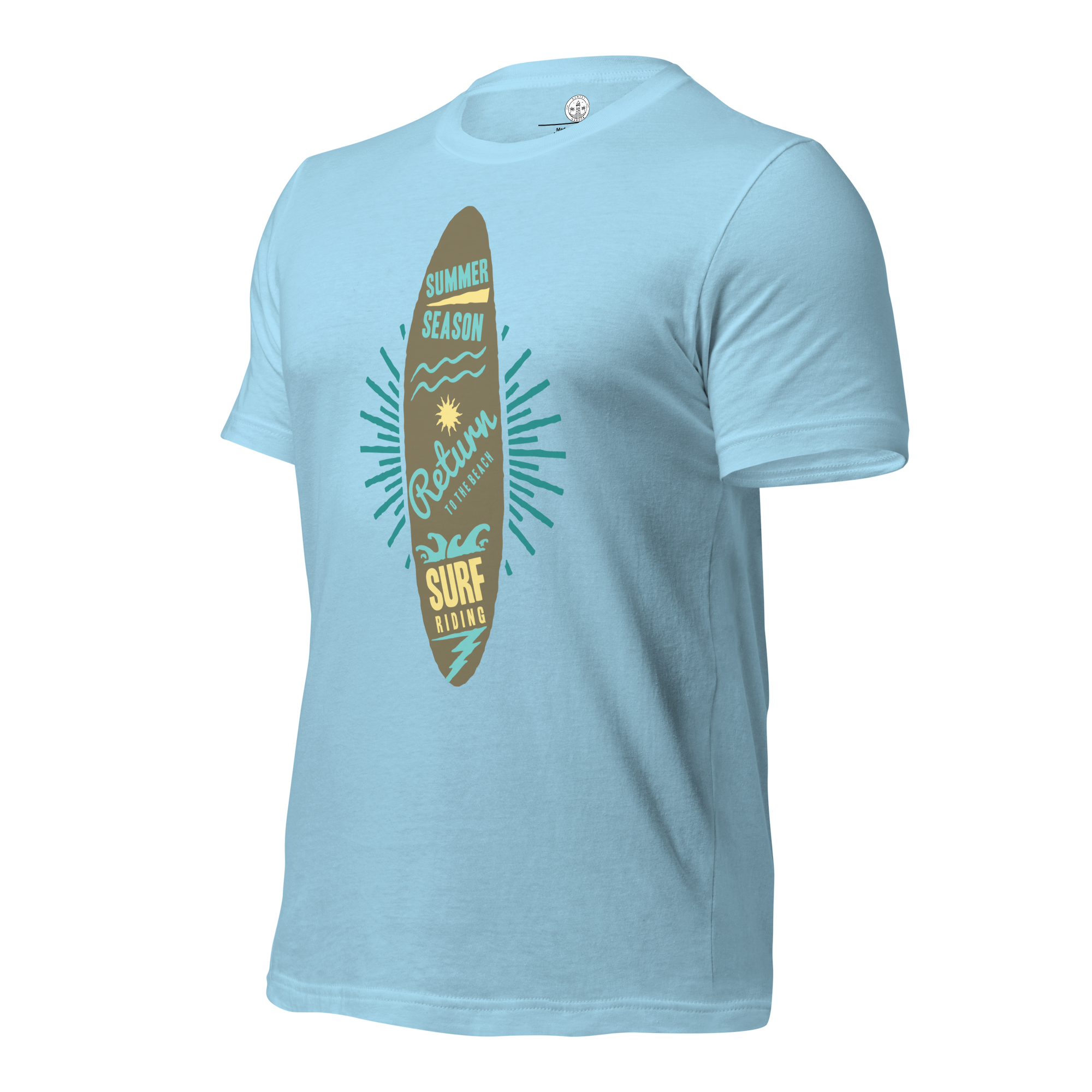 Unisex-T-Shirt – Surfbrett