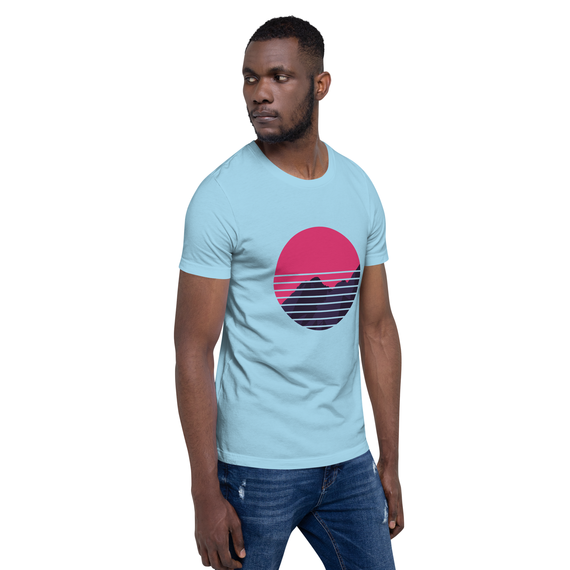 Mens t-shirt - Neon Peaks