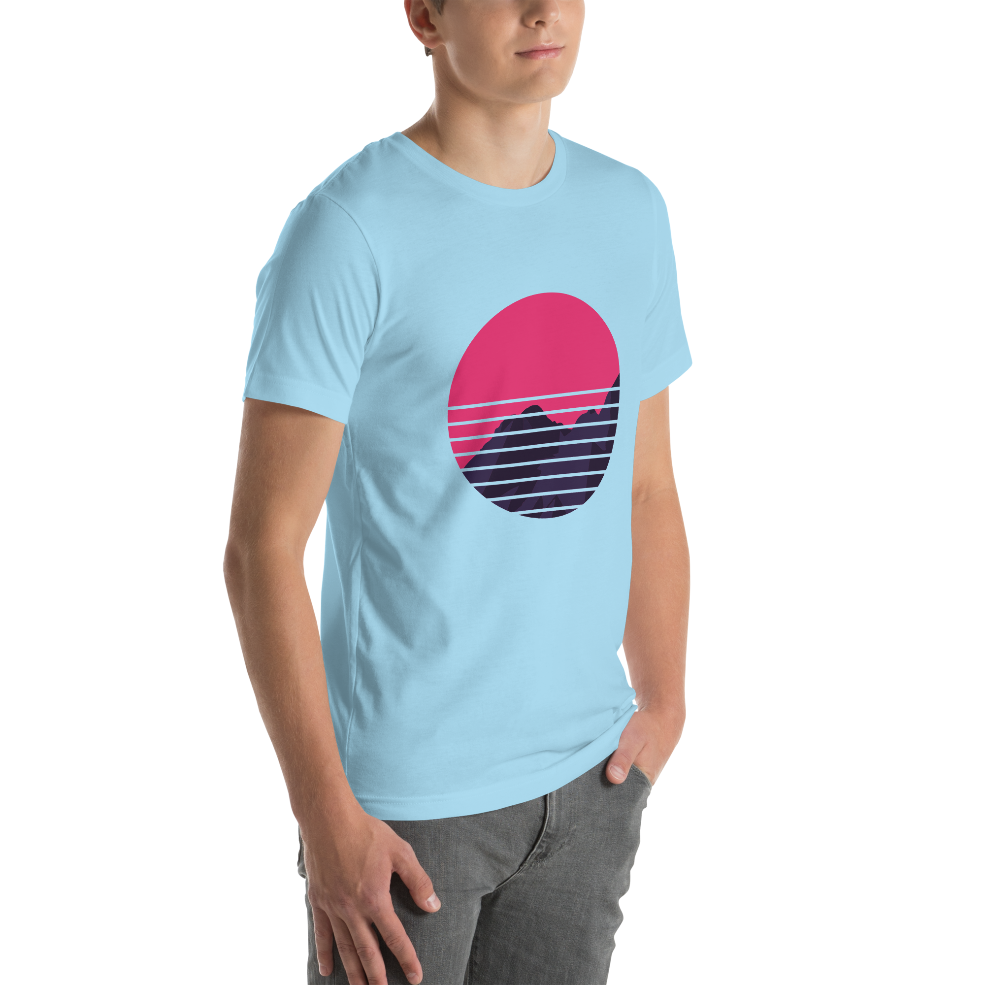 Mens t-shirt - Neon Peaks