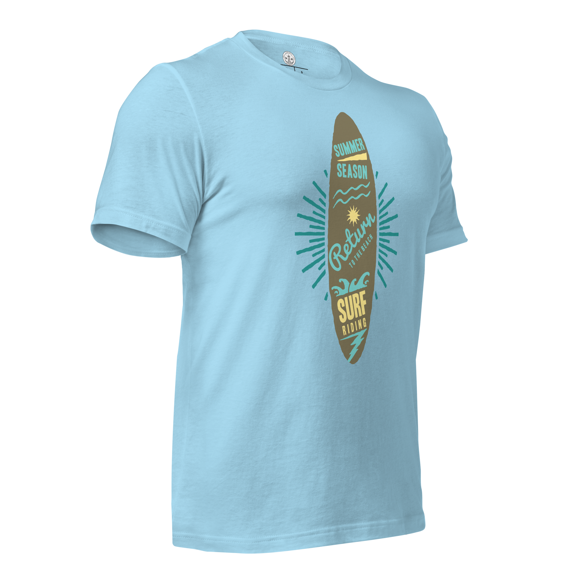 Unisex-T-Shirt – Surfbrett