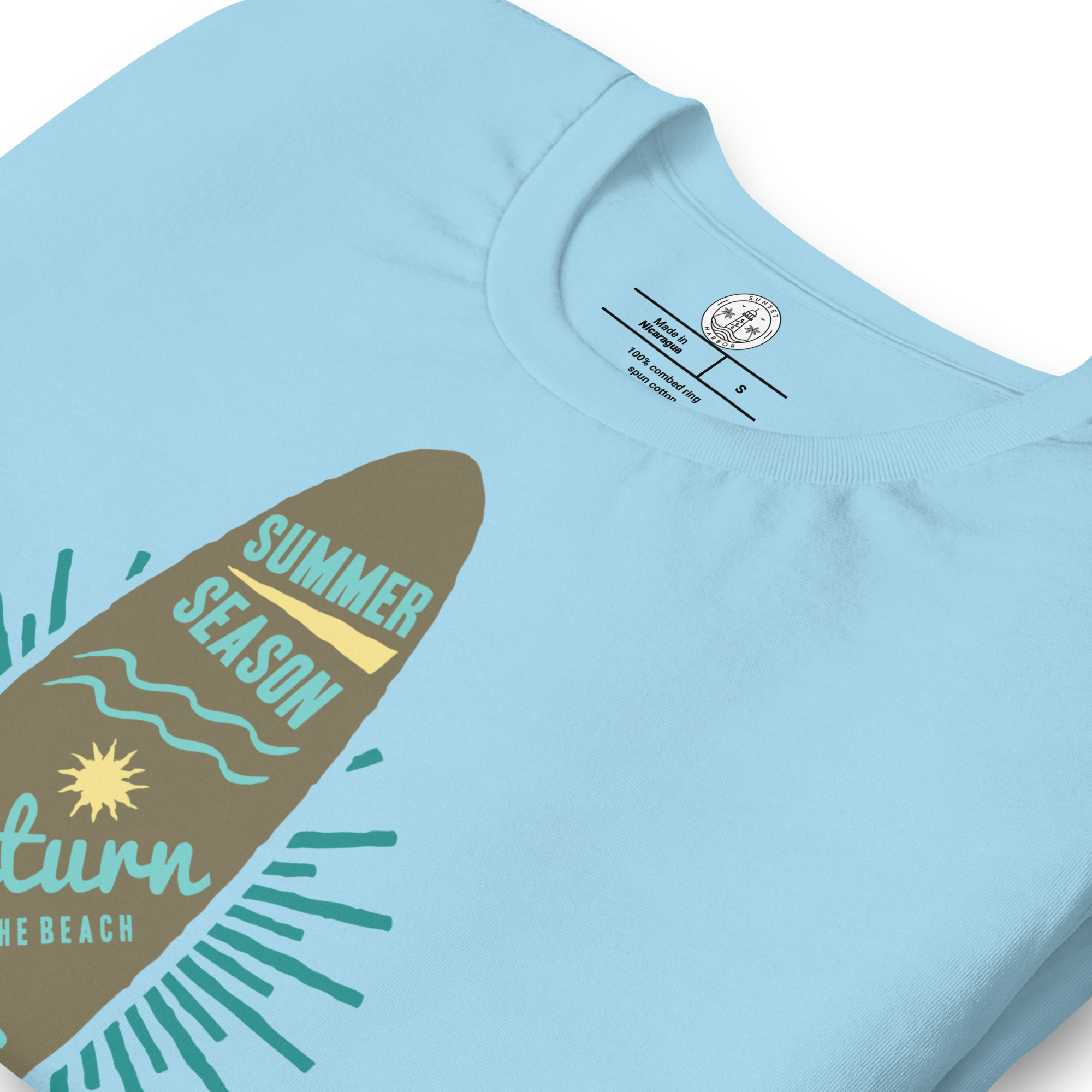 Unisex-T-Shirt – Surfbrett