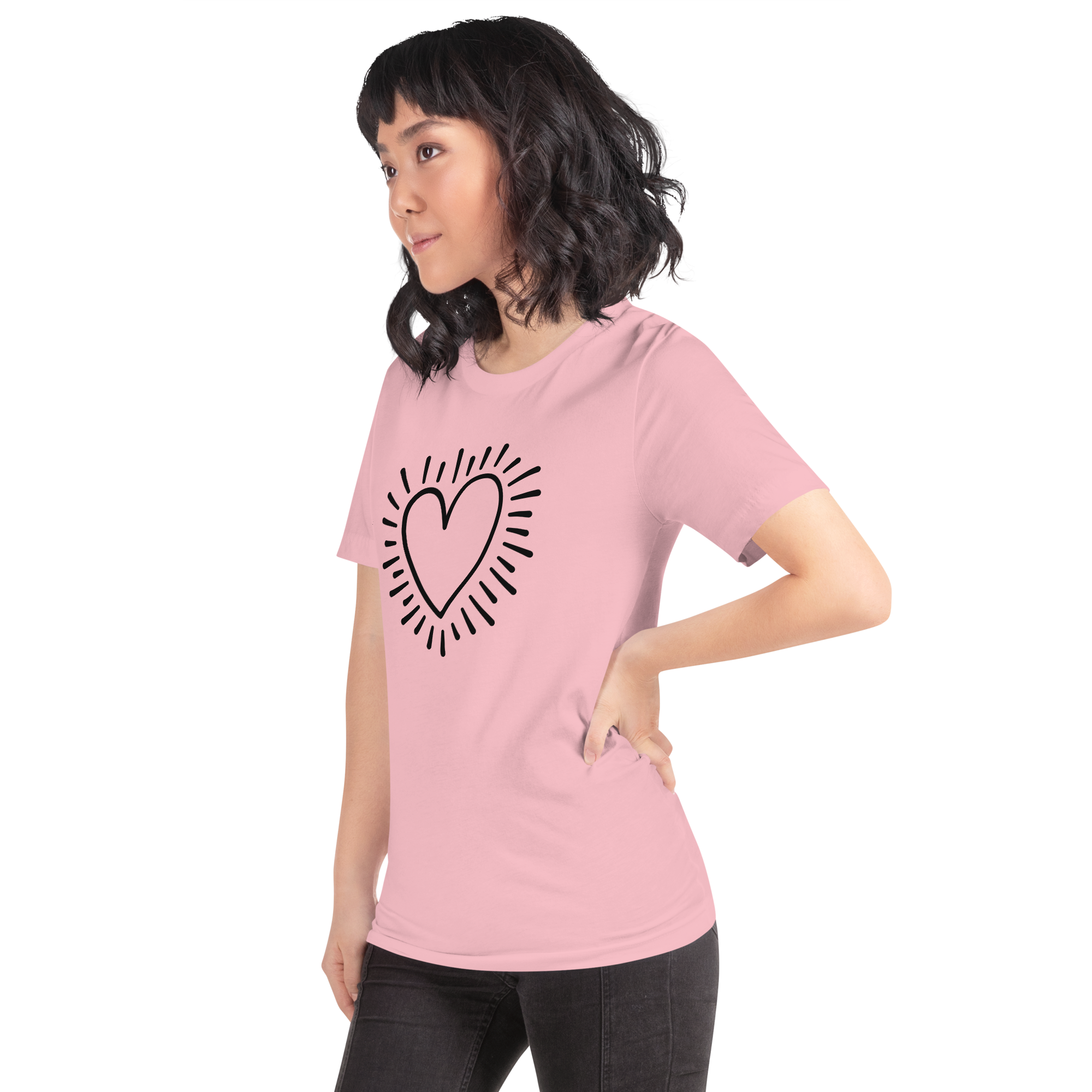 Damen-T-Shirt - Herz