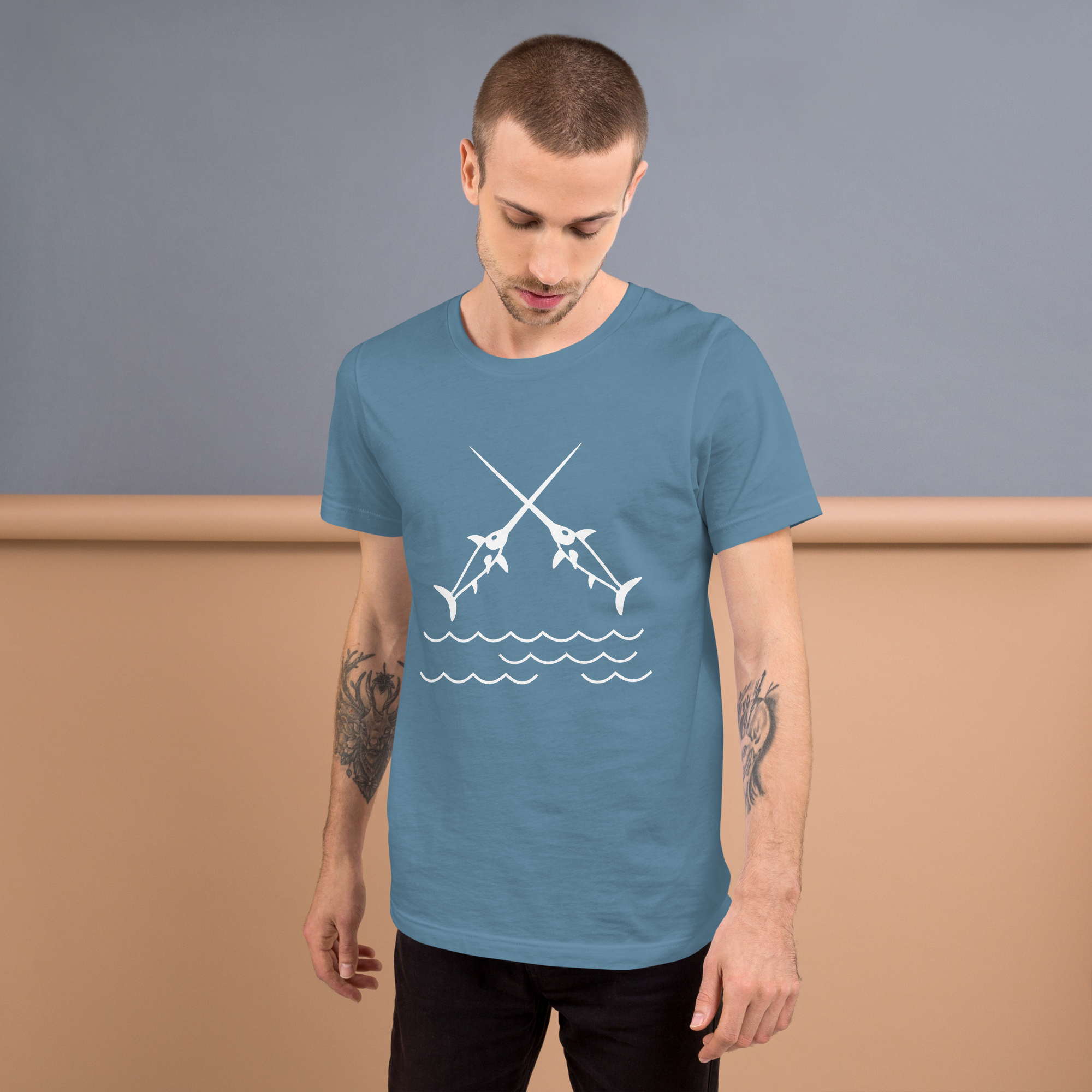 Mens t-shirt - Crossed Tides