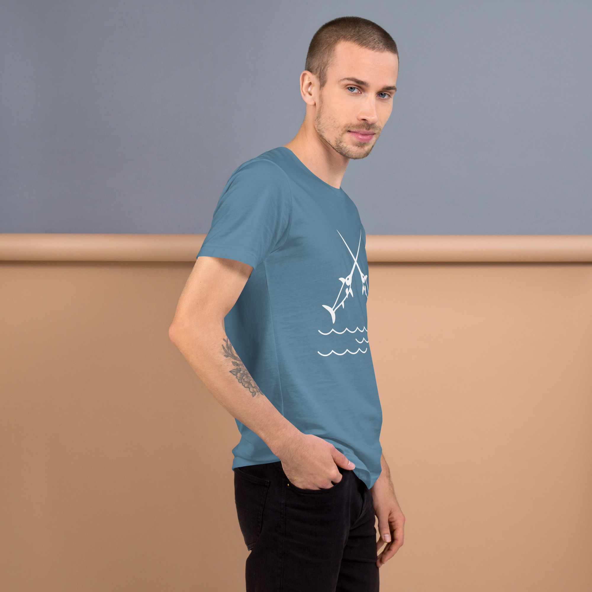 Mens t-shirt - Crossed Tides