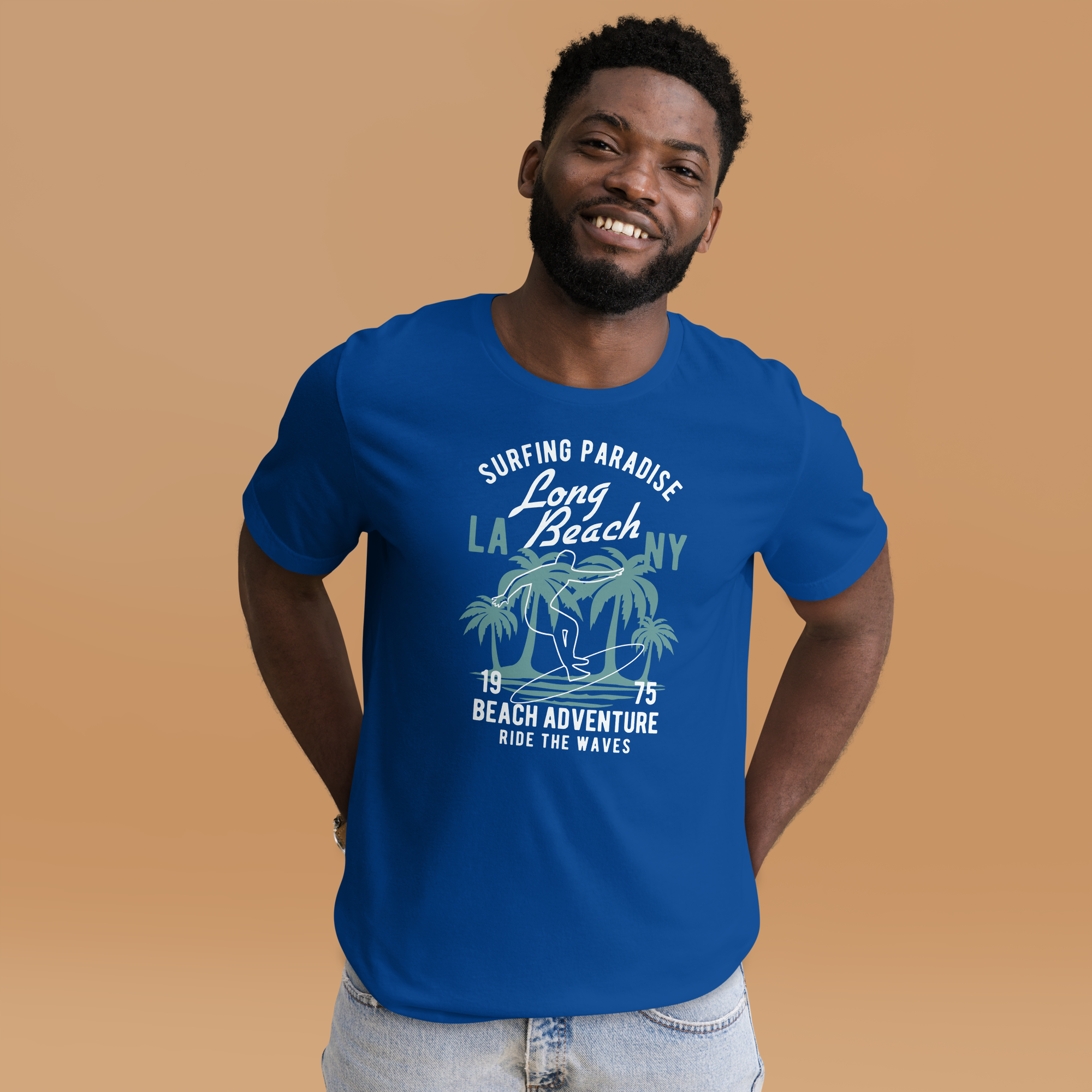 Mens t-shirt - Long Beach