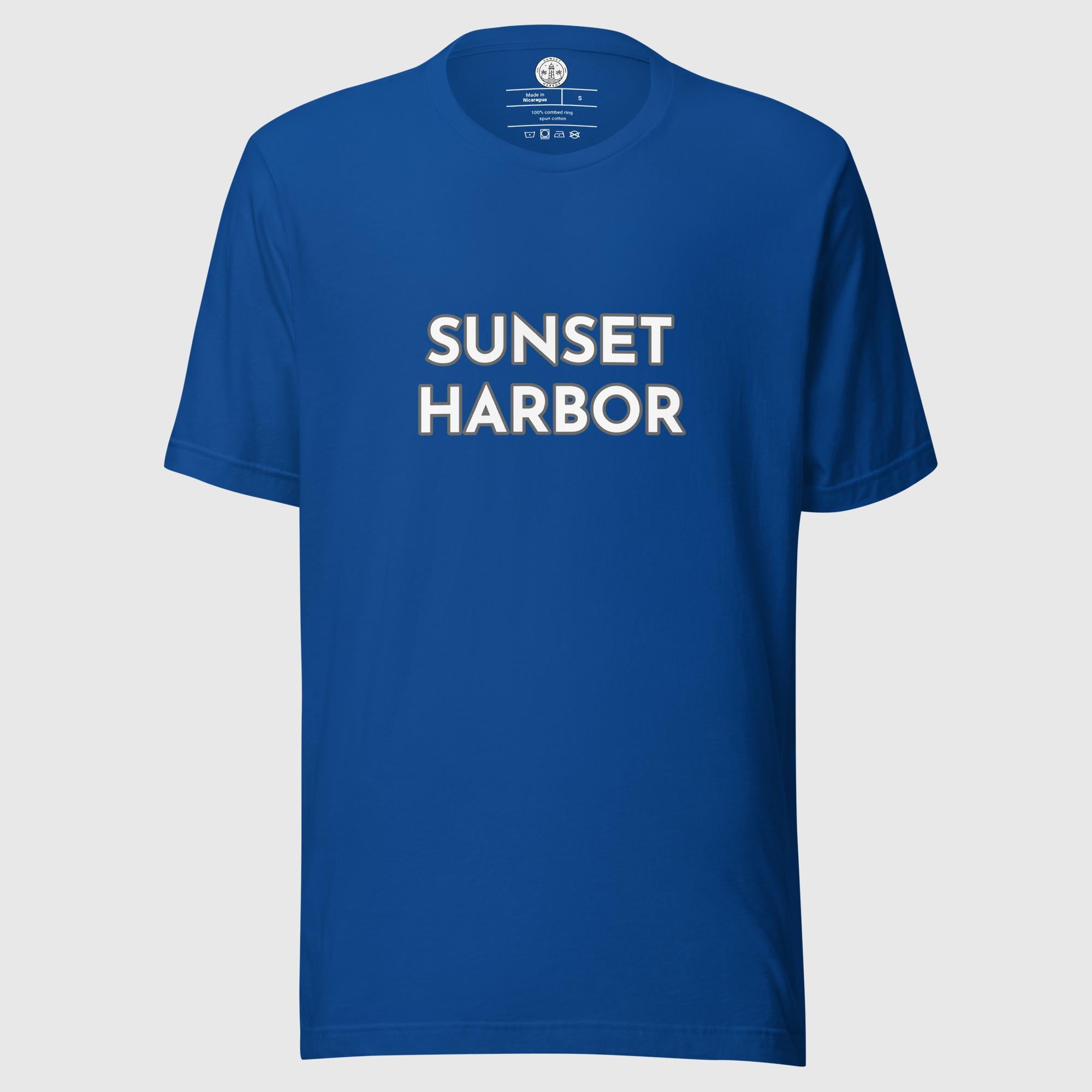 Unisex-T-Shirt – Sunset Harbor