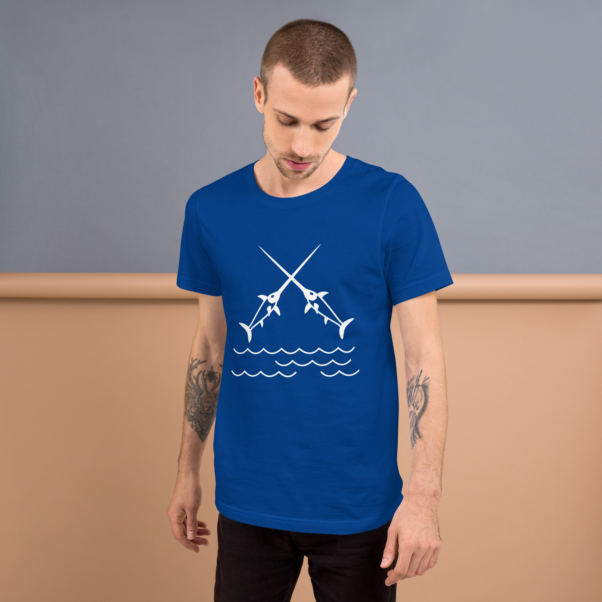 Mens t-shirt - Crossed Tides