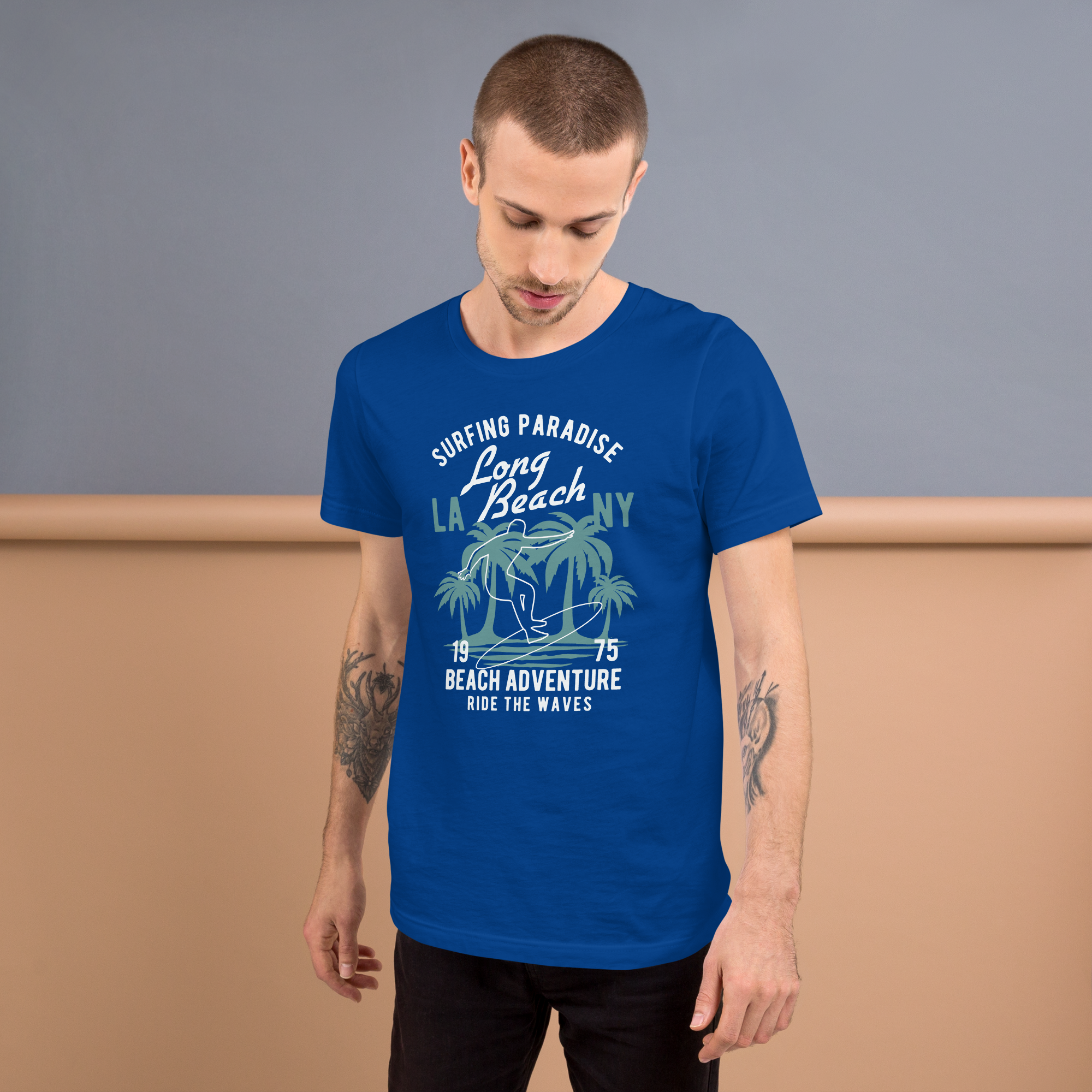 Mens t-shirt - Long Beach