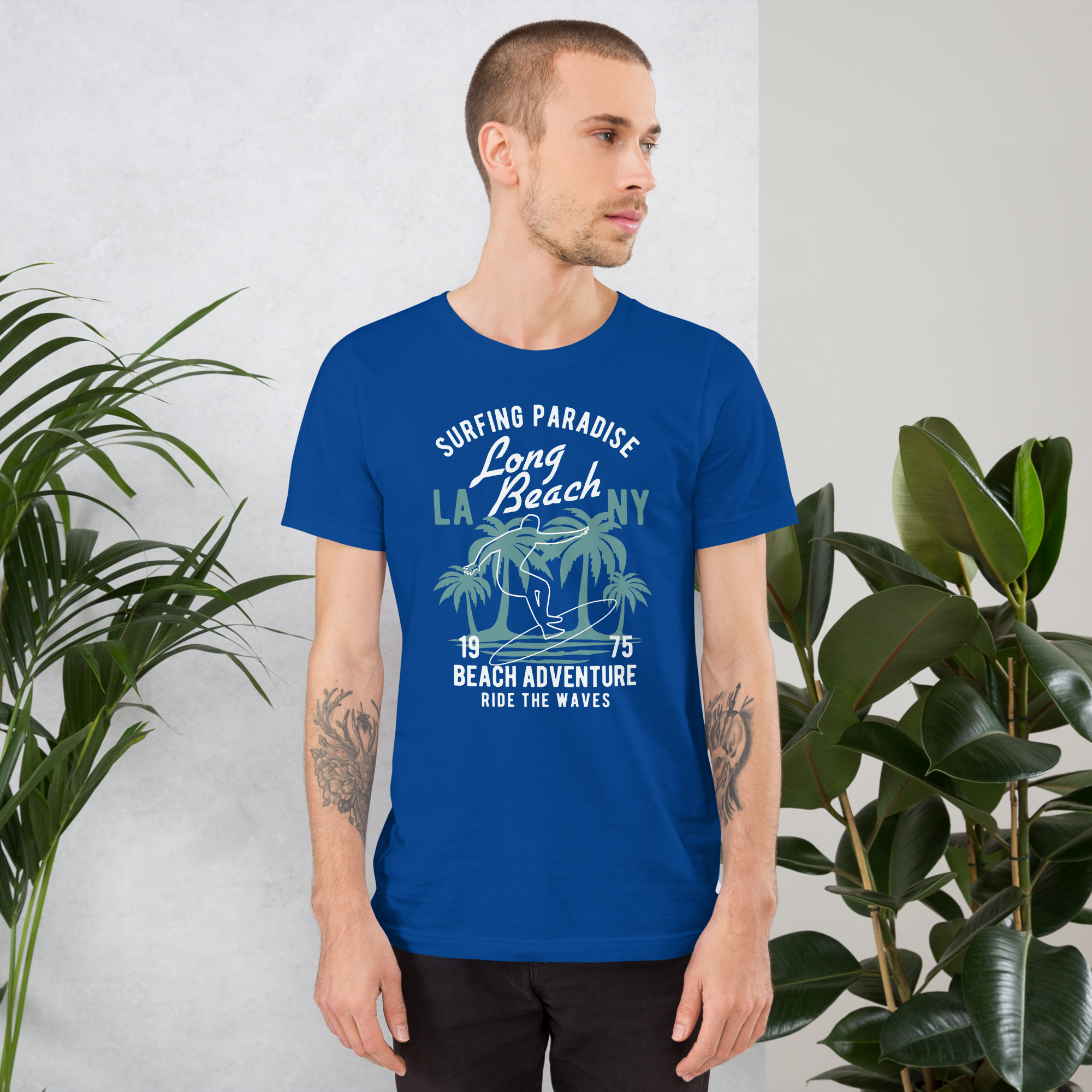 Mens t-shirt - Long Beach