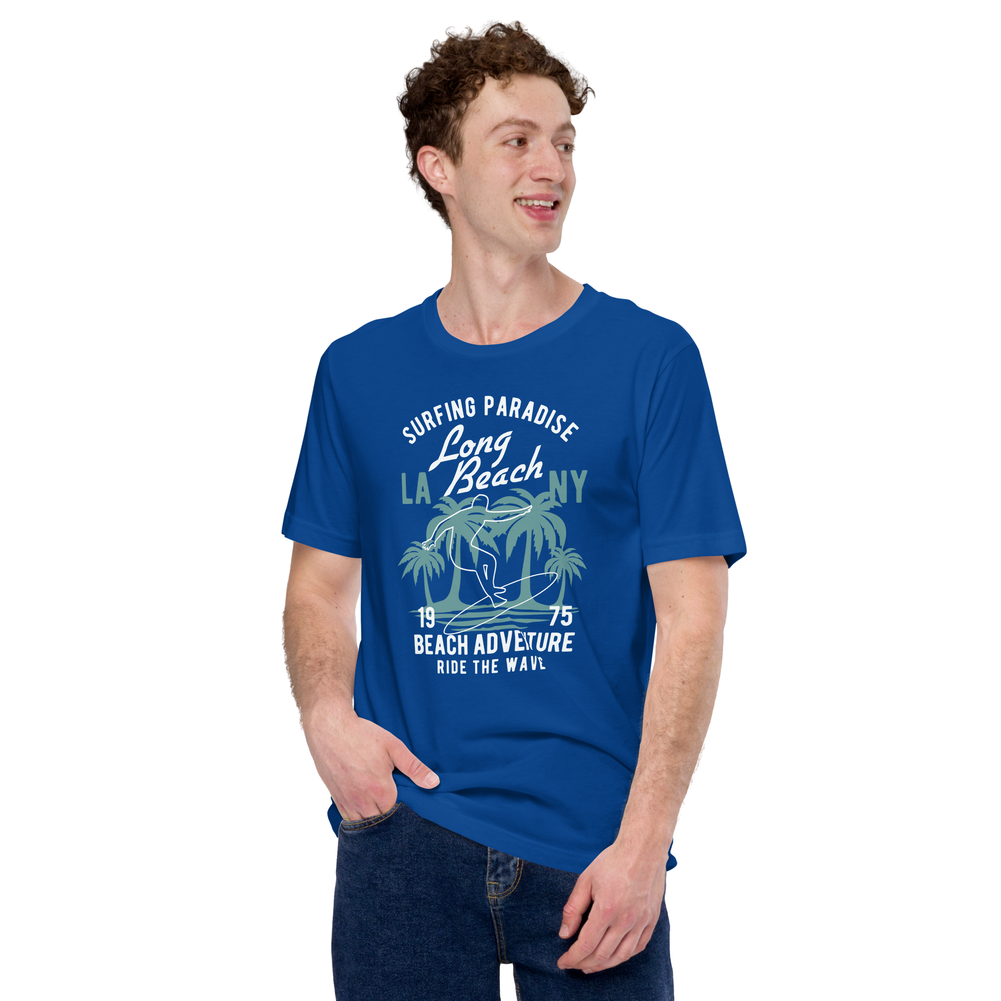 Mens t-shirt - Long Beach