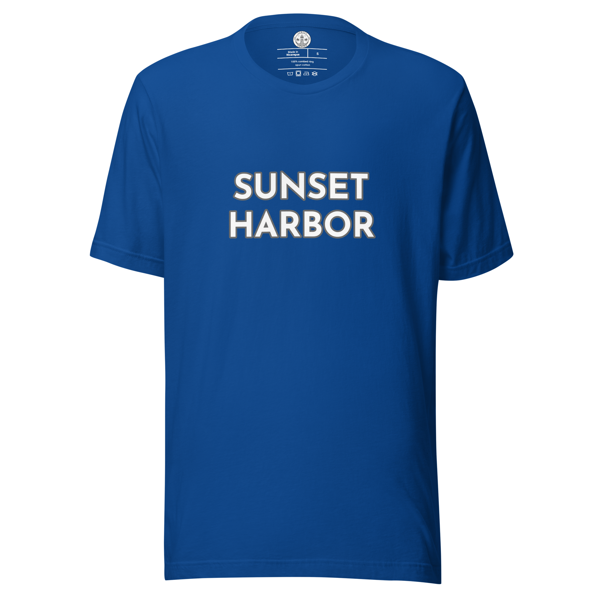 Men's Staple T-Shirt - Sunset Harbor