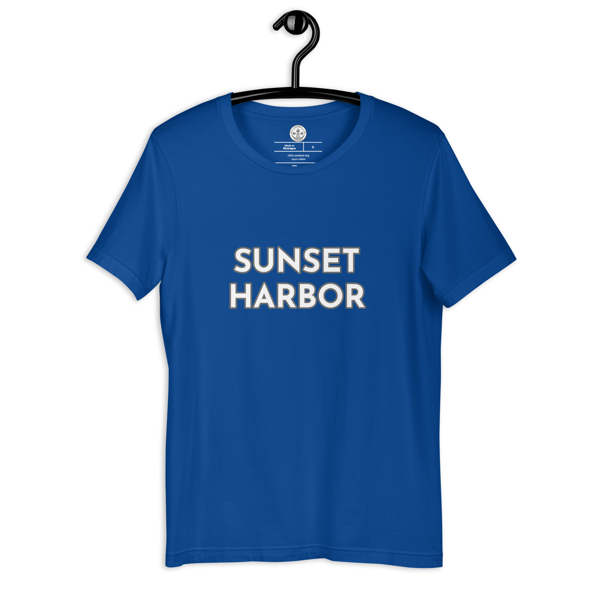 Men's Staple T-Shirt - Sunset Harbor