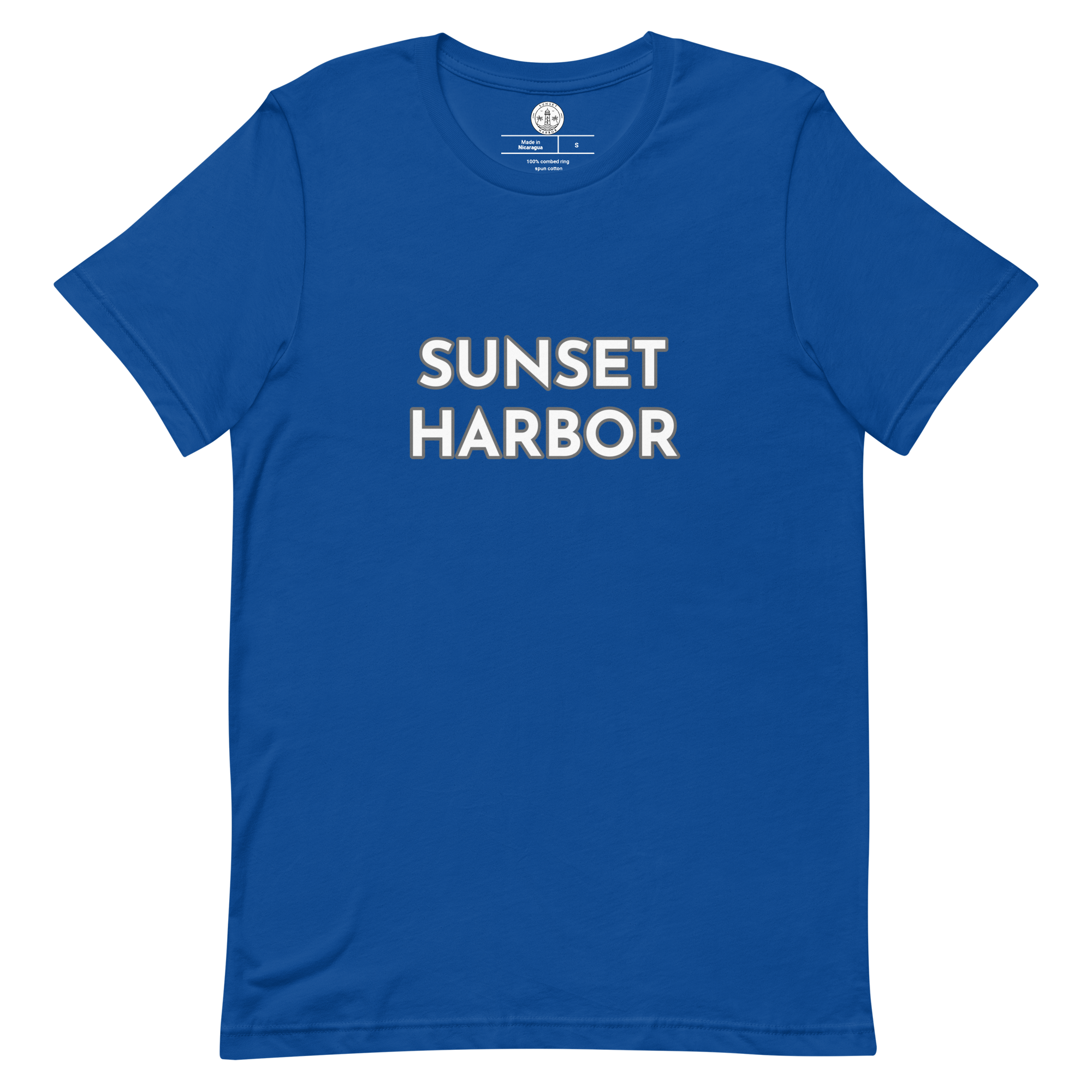 Men's Staple T-Shirt - Sunset Harbor