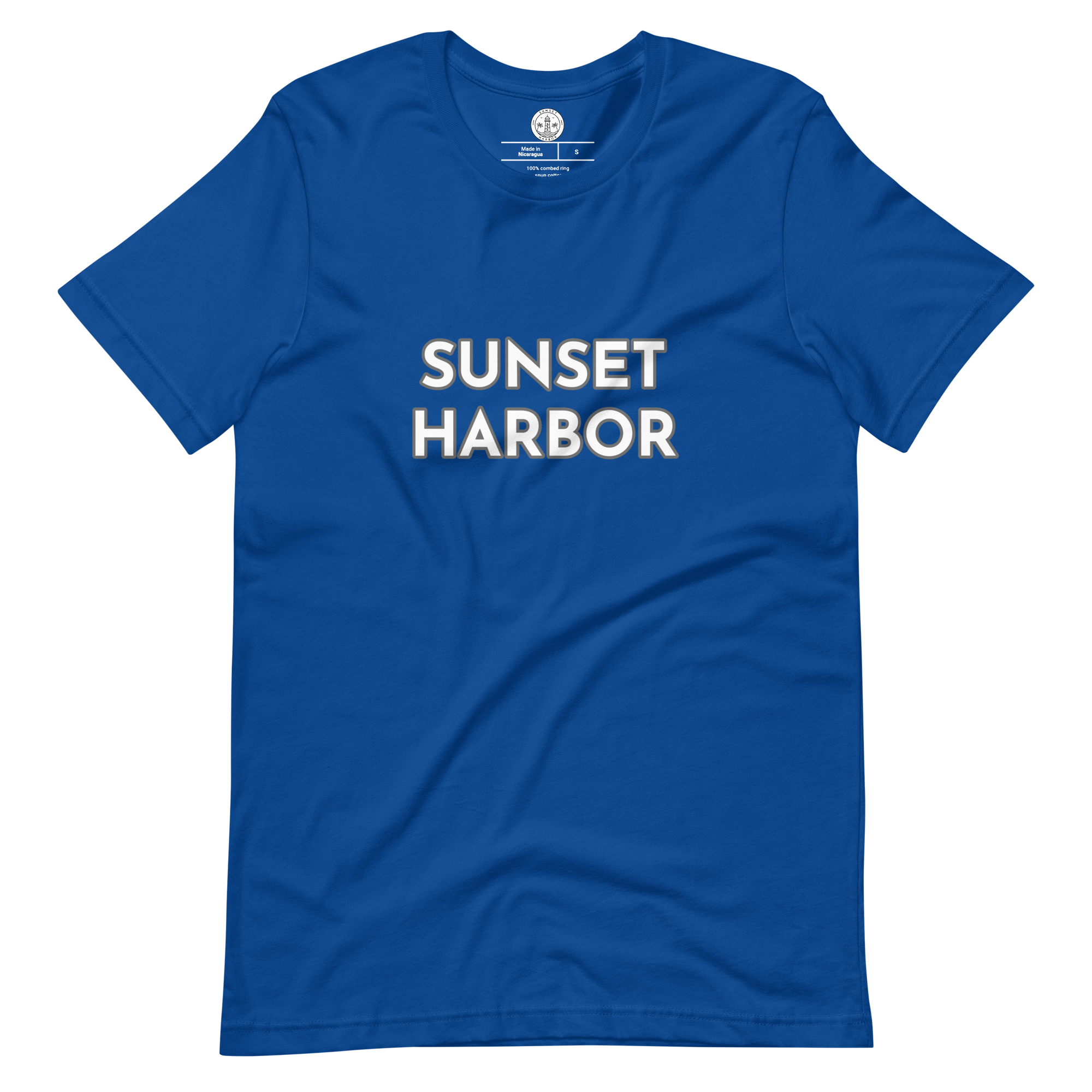 Men's Staple T-Shirt - Sunset Harbor