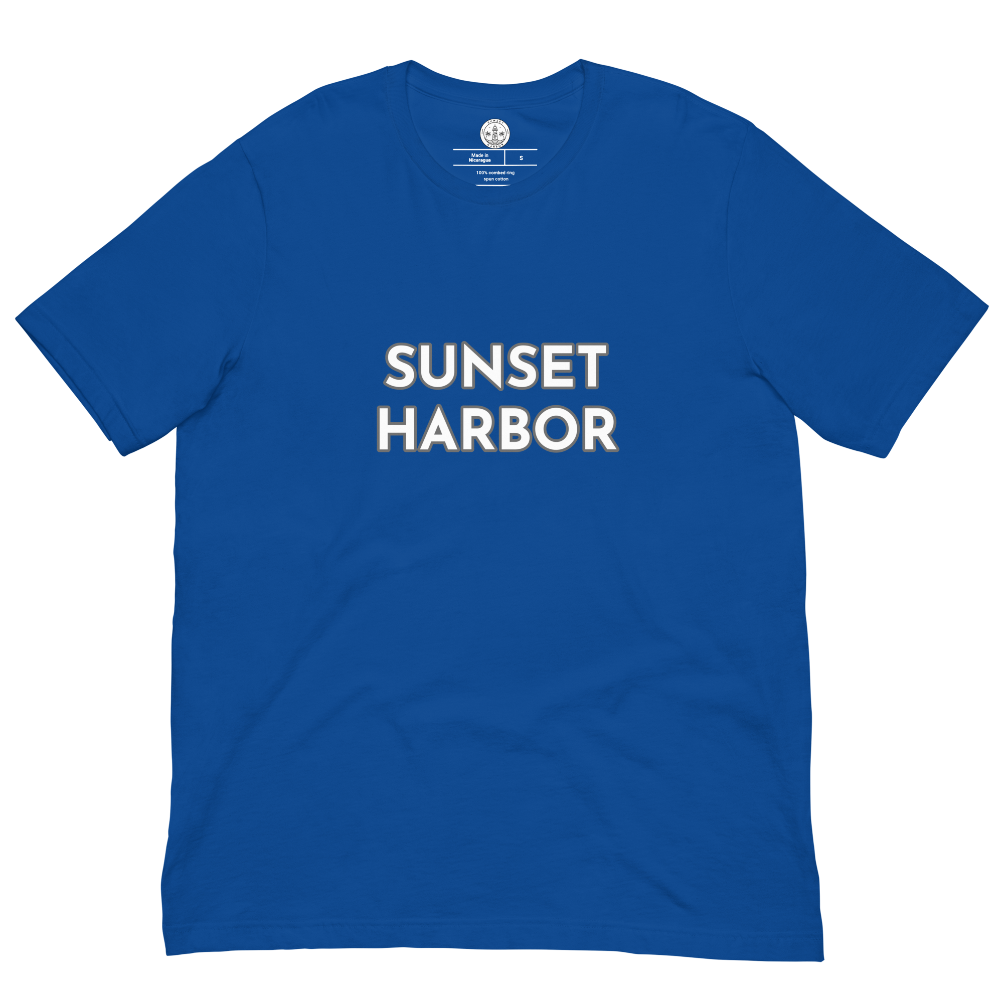 Men's Staple T-Shirt - Sunset Harbor