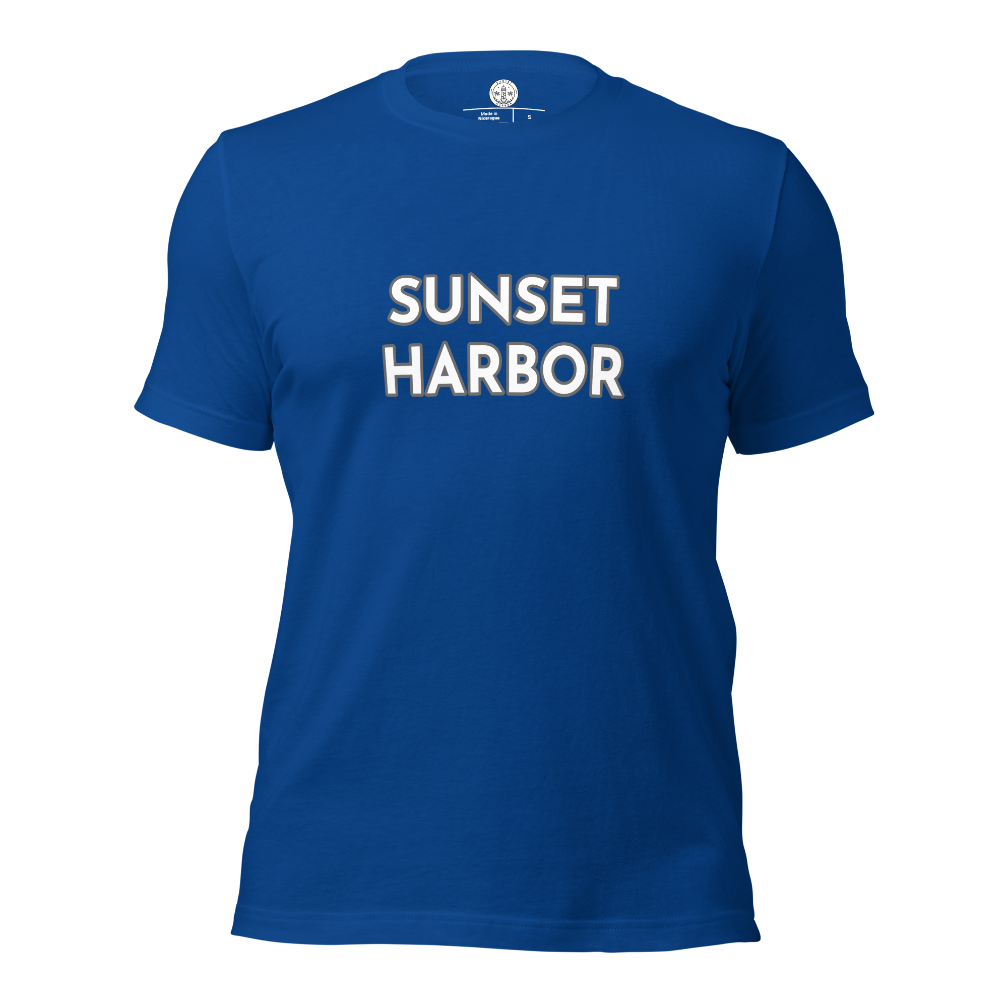 Men's Staple T-Shirt - Sunset Harbor