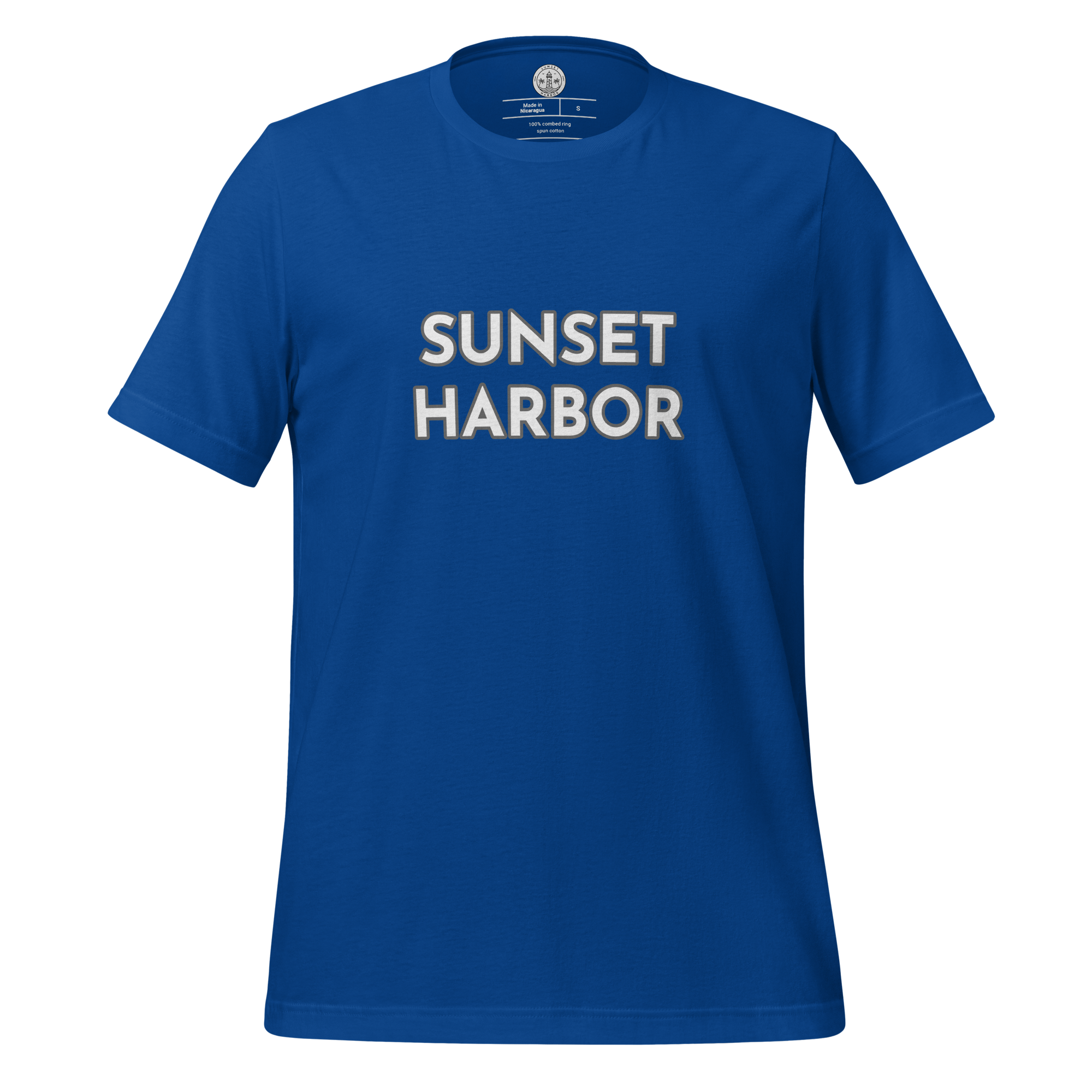 Men's Staple T-Shirt - Sunset Harbor