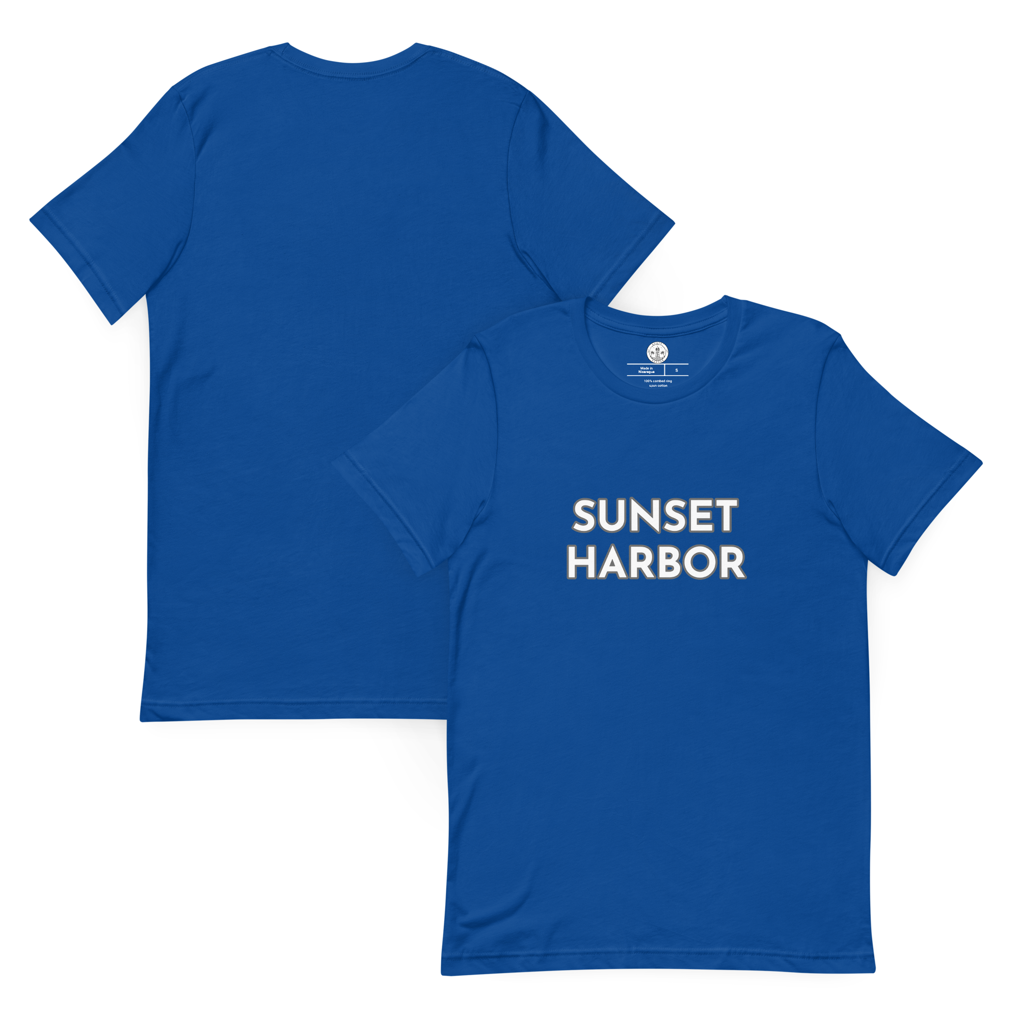 Men's Staple T-Shirt - Sunset Harbor