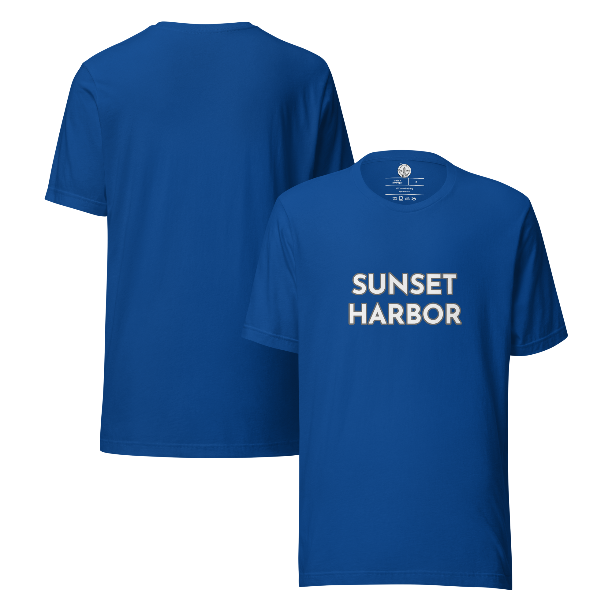 Men's Staple T-Shirt - Sunset Harbor