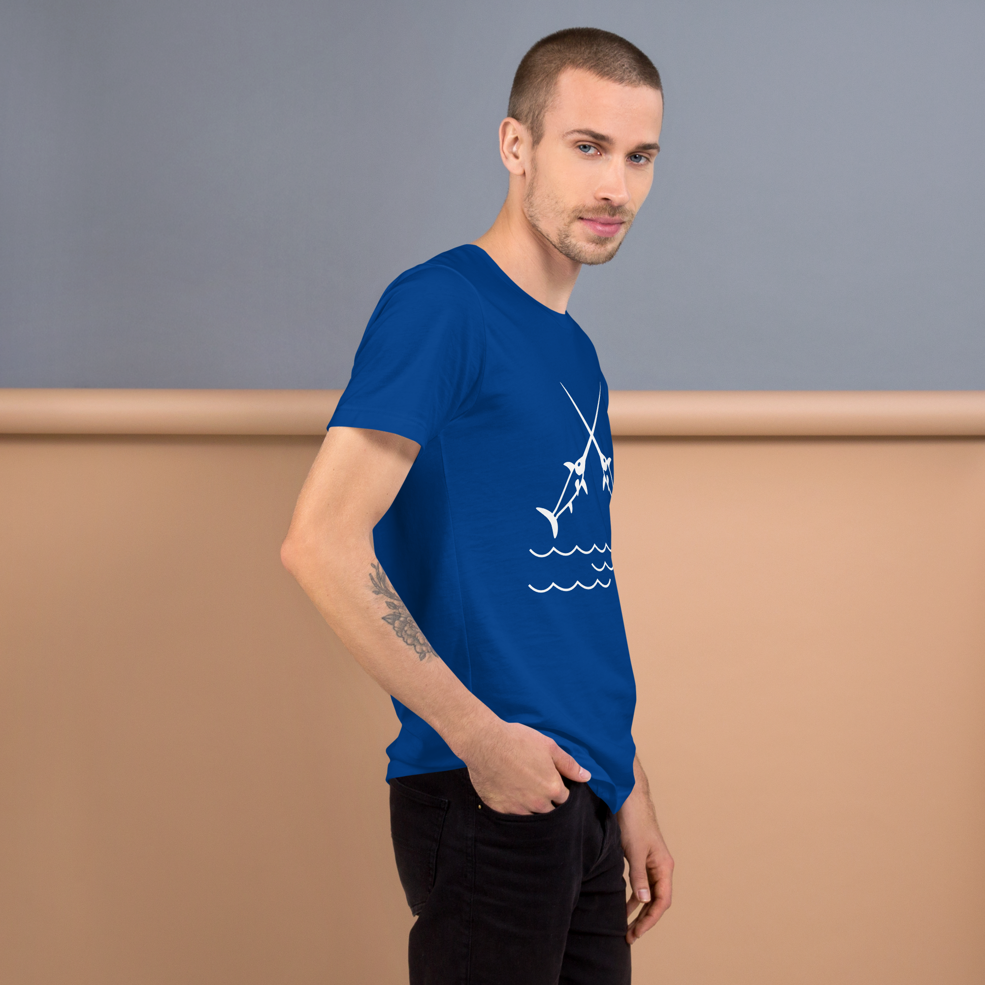 Mens t-shirt - Crossed Tides