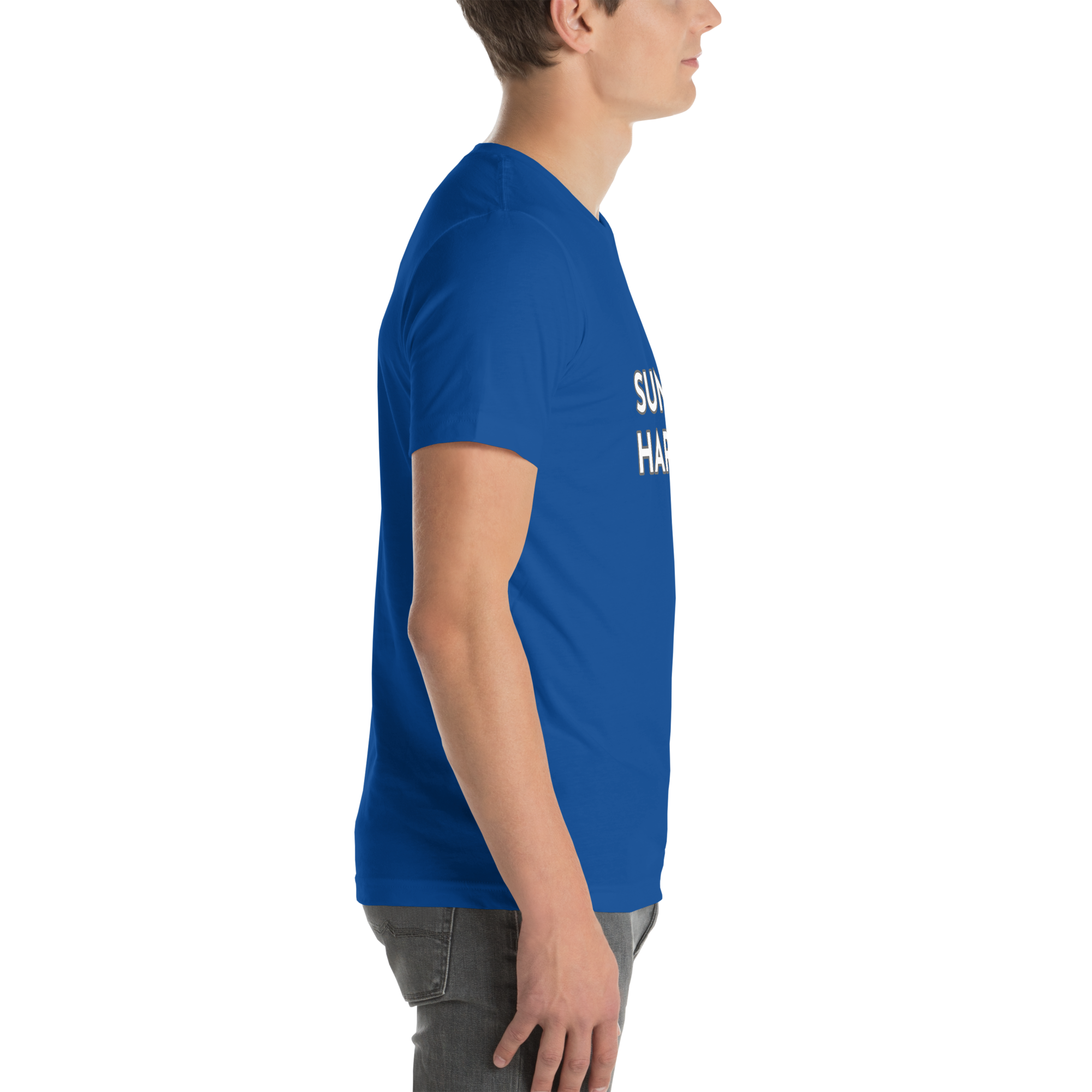 Men's Staple T-Shirt - Sunset Harbor