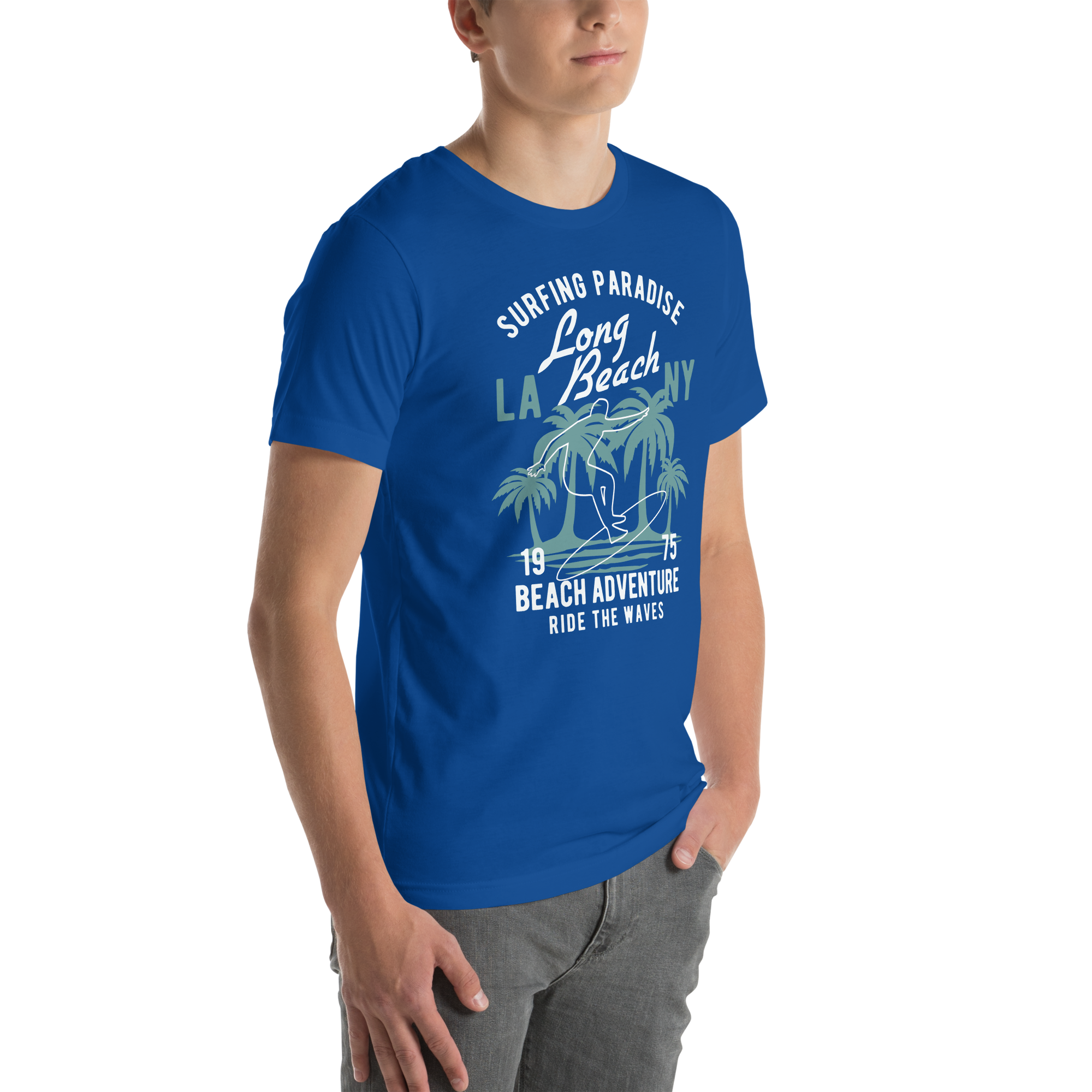 Mens t-shirt - Long Beach