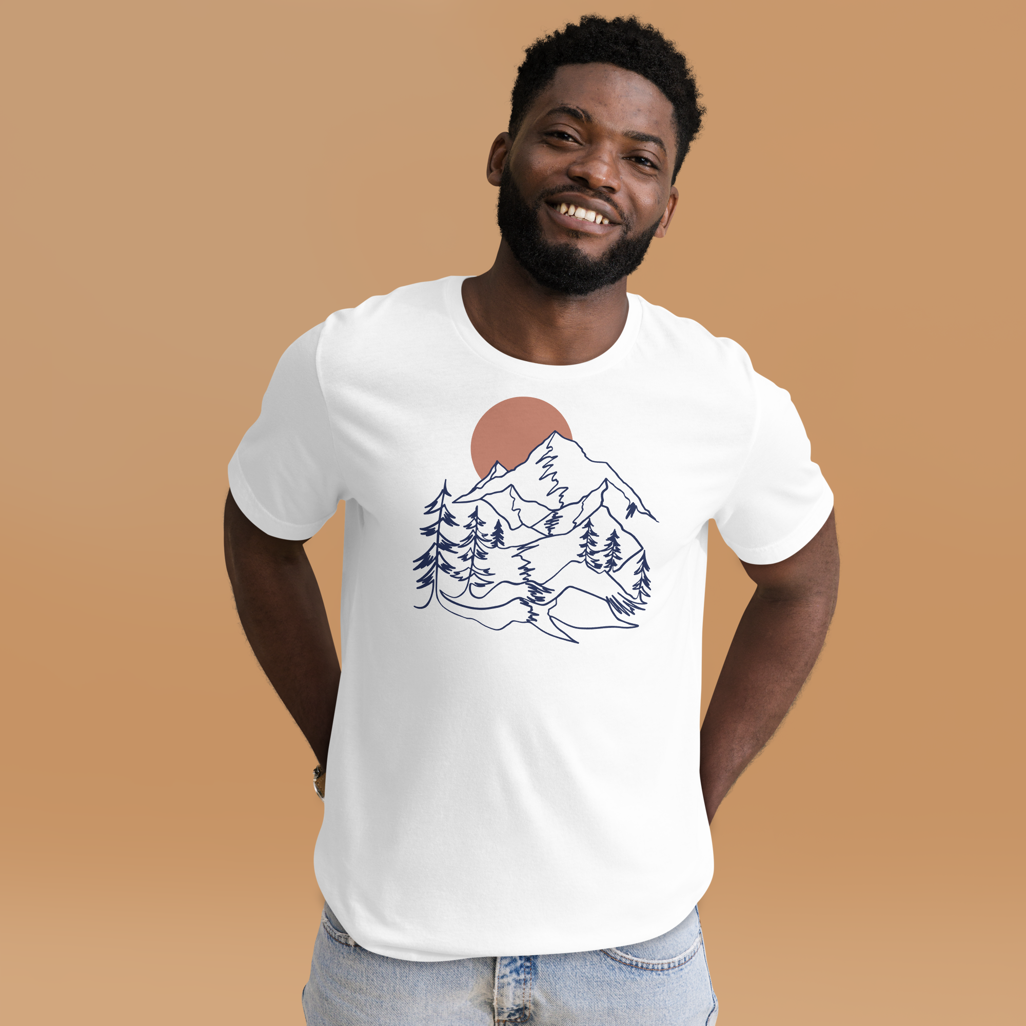 Mens t-shirt - Summit Sunset