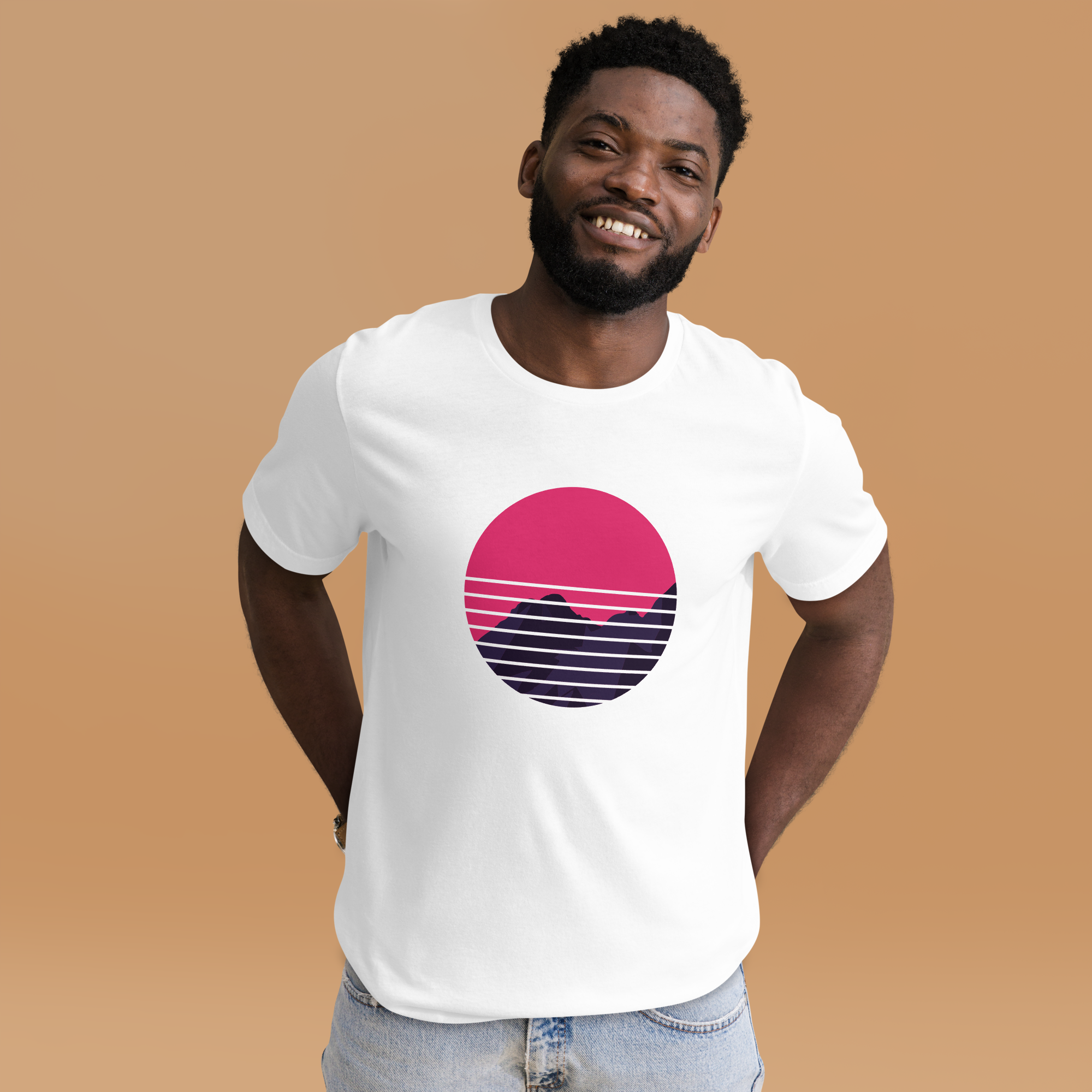 Mens t-shirt - Neon Peaks