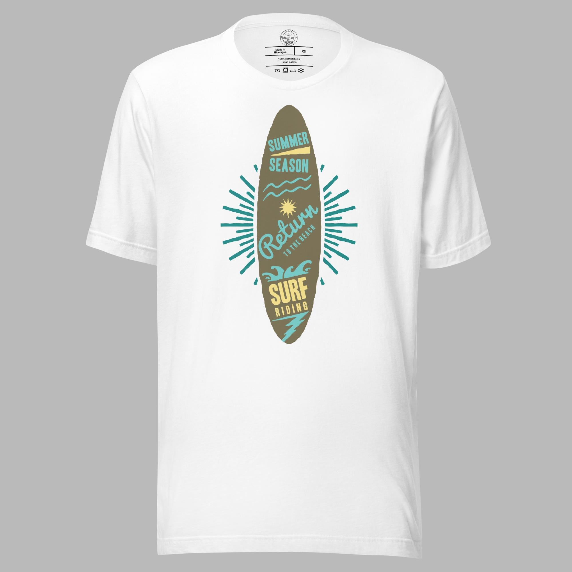 Unisex-T-Shirt – Surfbrett