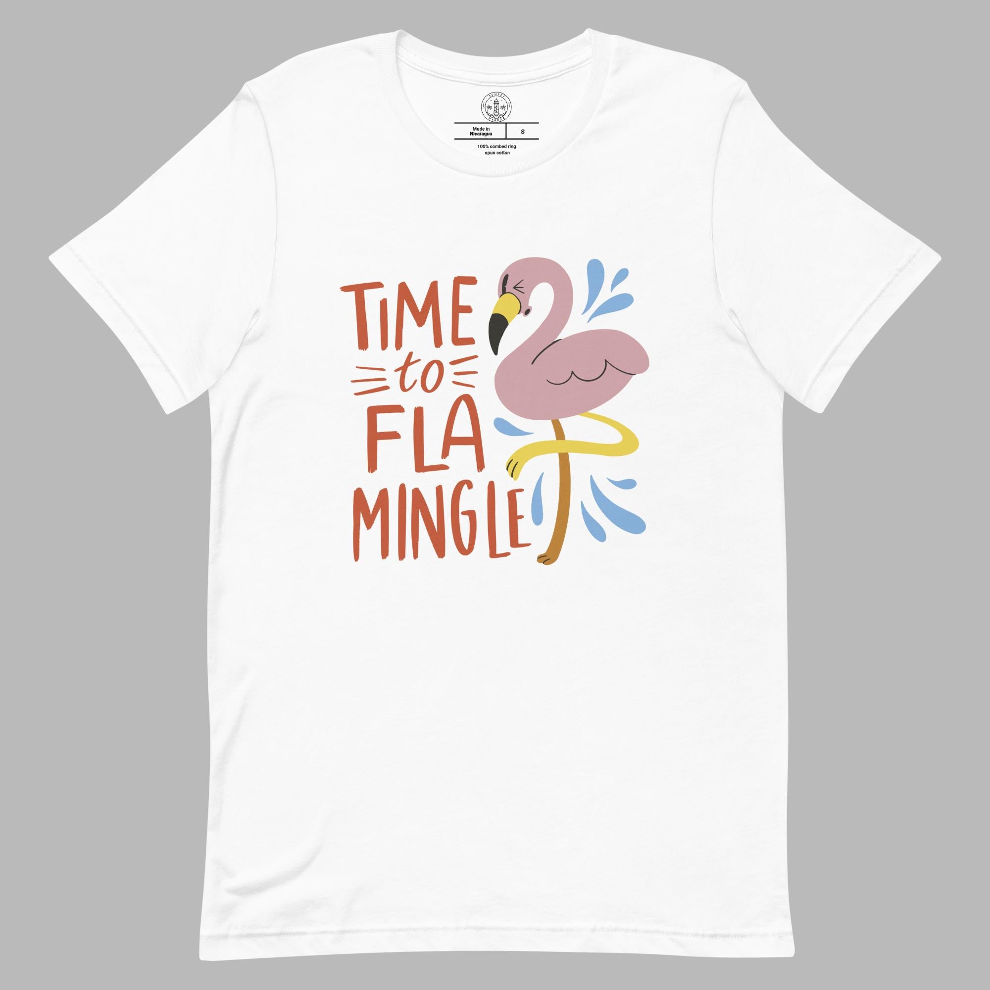 Unisex t-shirt - Time to Flamingle