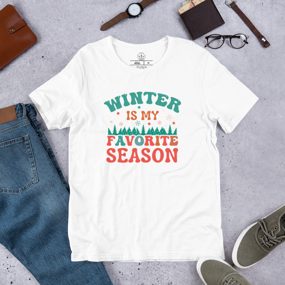 Womens t-shirt - Winter if my Favourite Season