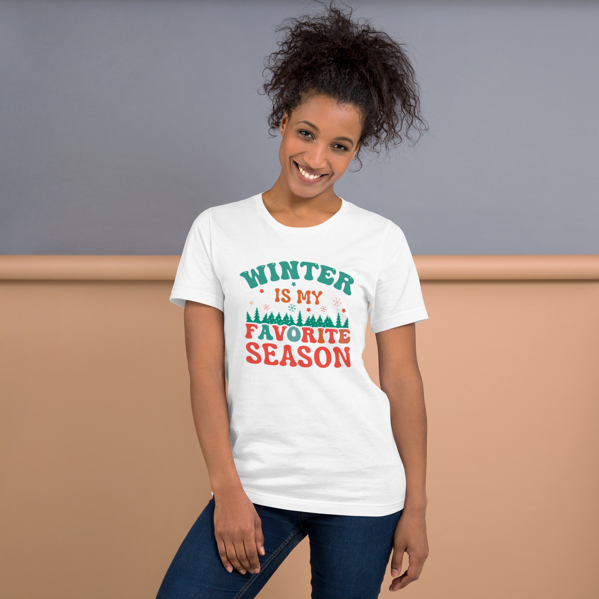 Womens t-shirt - Winter if my Favourite Season