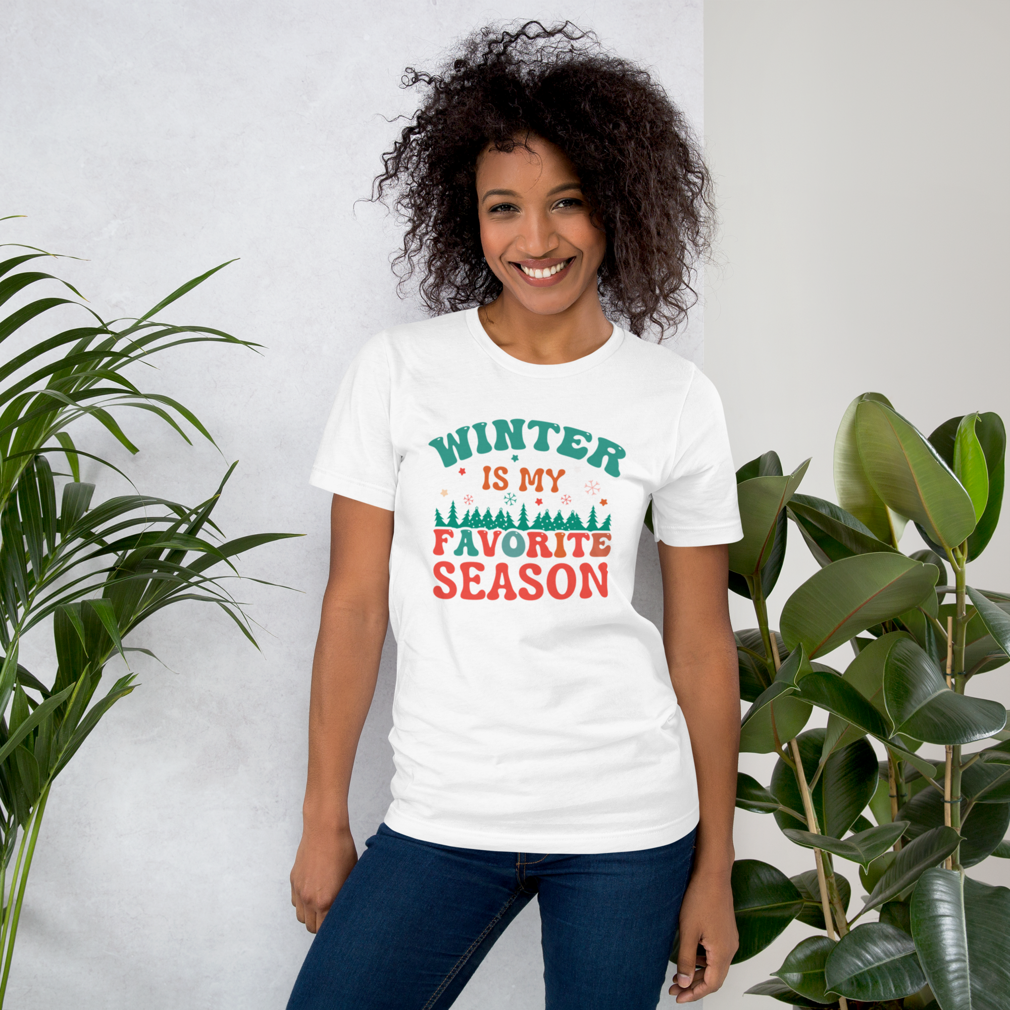 Womens t-shirt - Winter if my Favourite Season