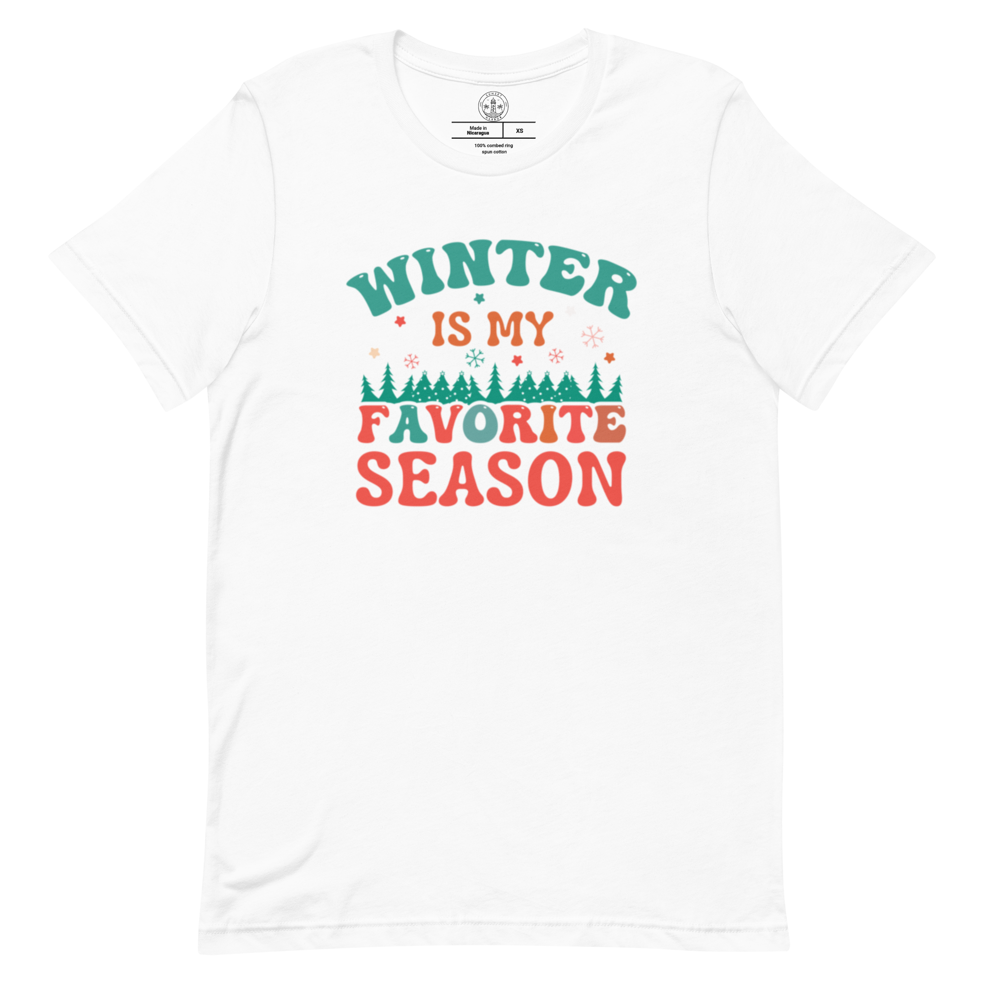 Womens t-shirt - Winter if my Favourite Season