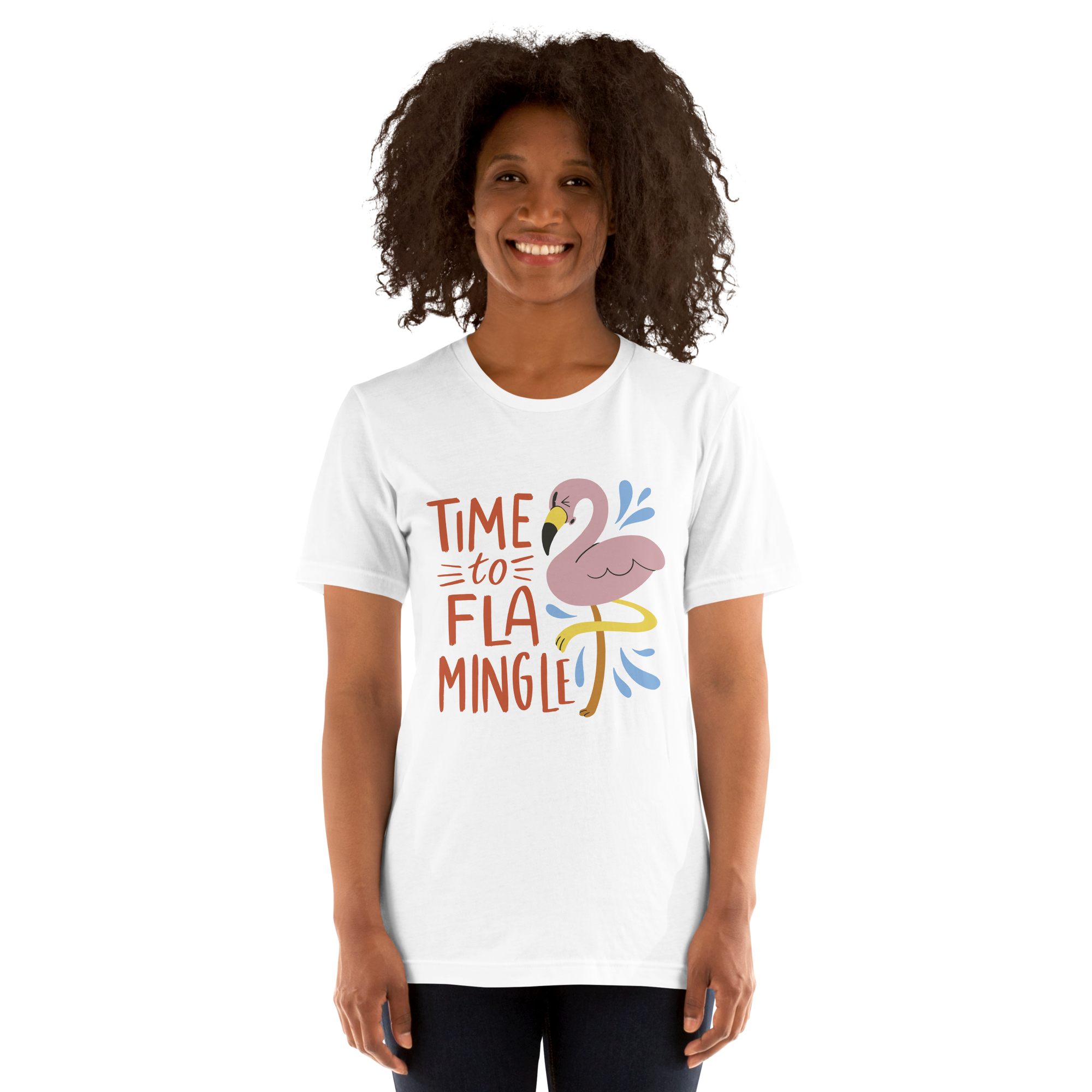 Womens t-shirt - Time to Flamingle