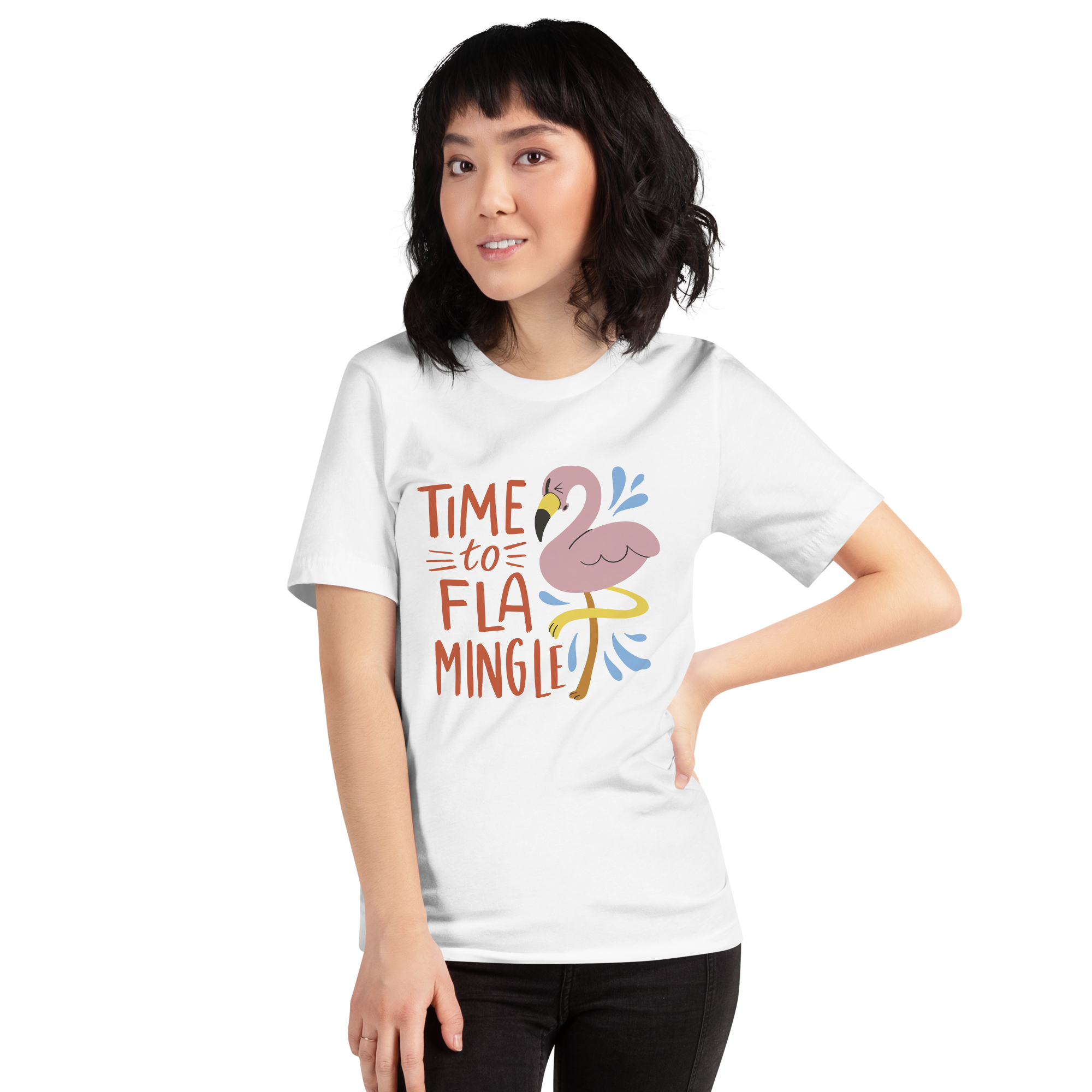 Camiseta de mujer - Time to Flamingle