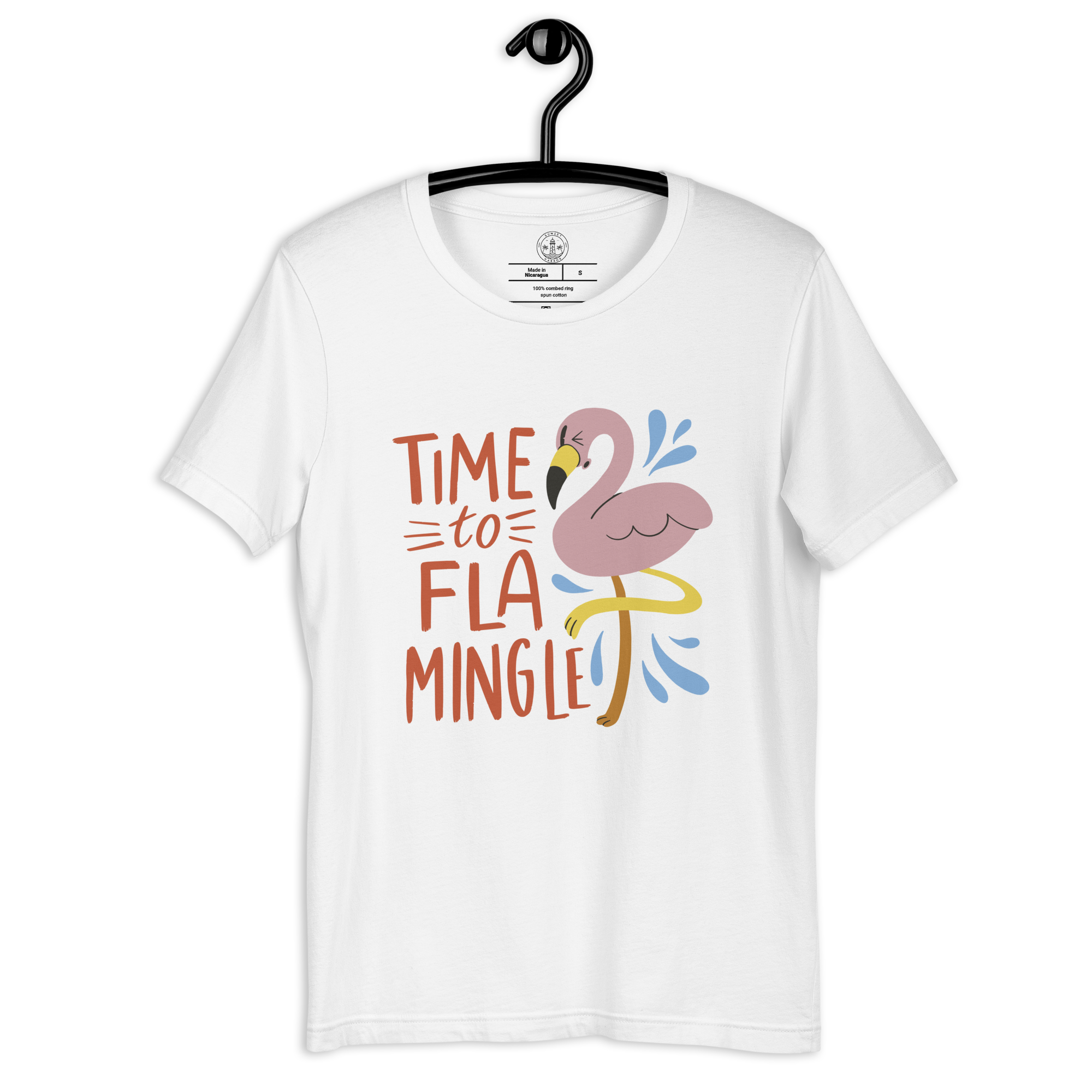 Womens t-shirt - Time to Flamingle